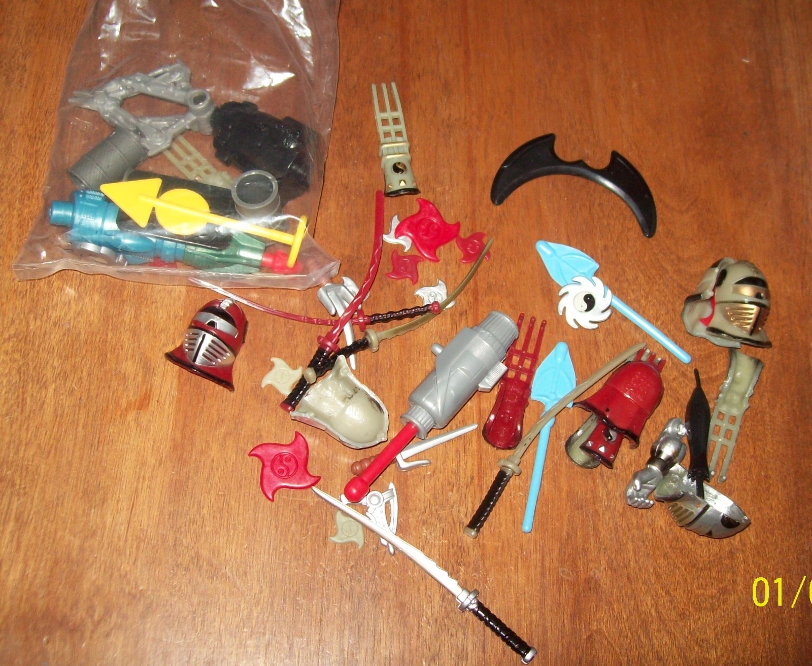 Various Accessories for Ninja, Batman and Others