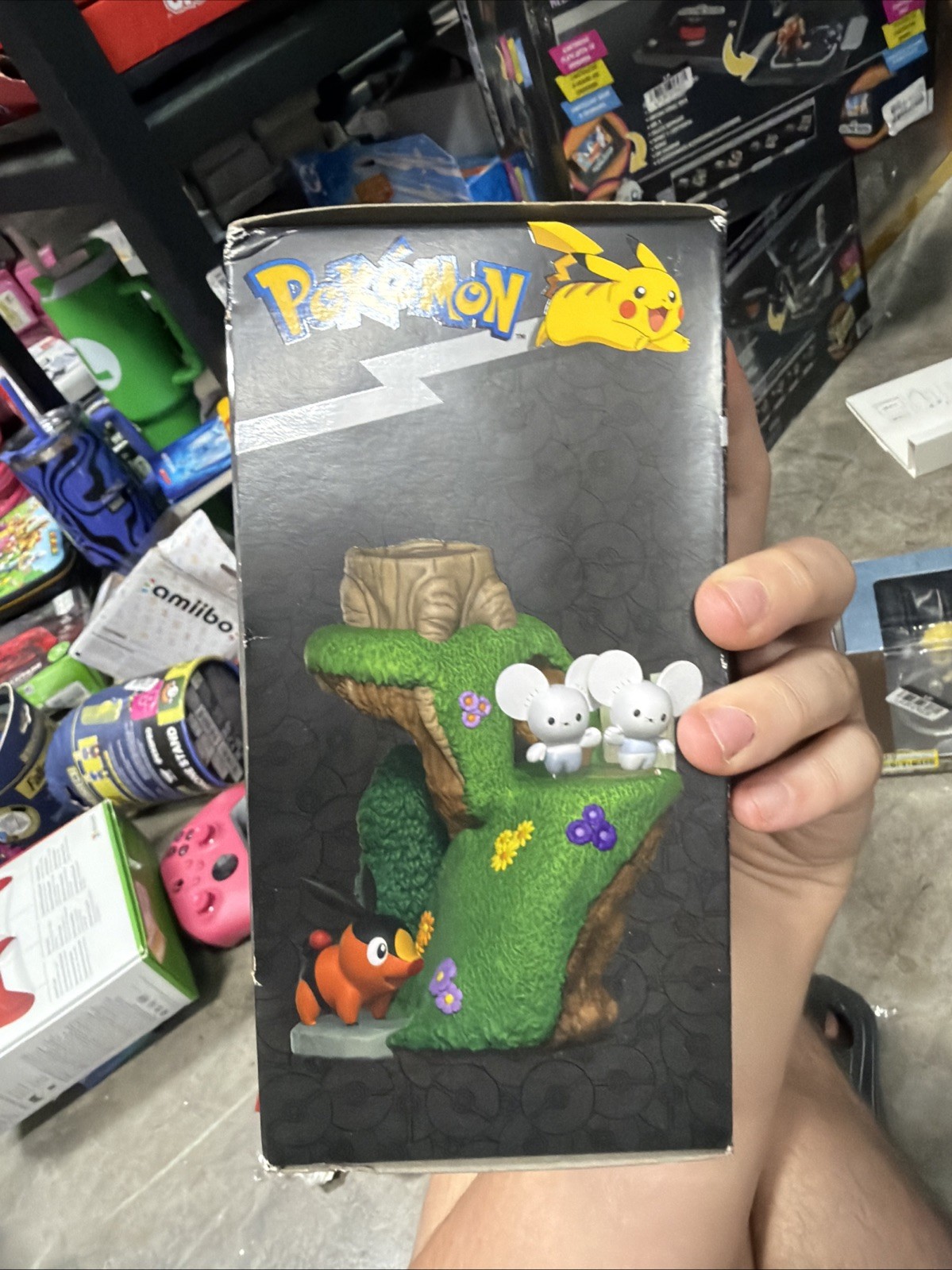 Pokemon Select Environment Pack Flowery Farmland Tepig and Tandemaus 7 In Hand