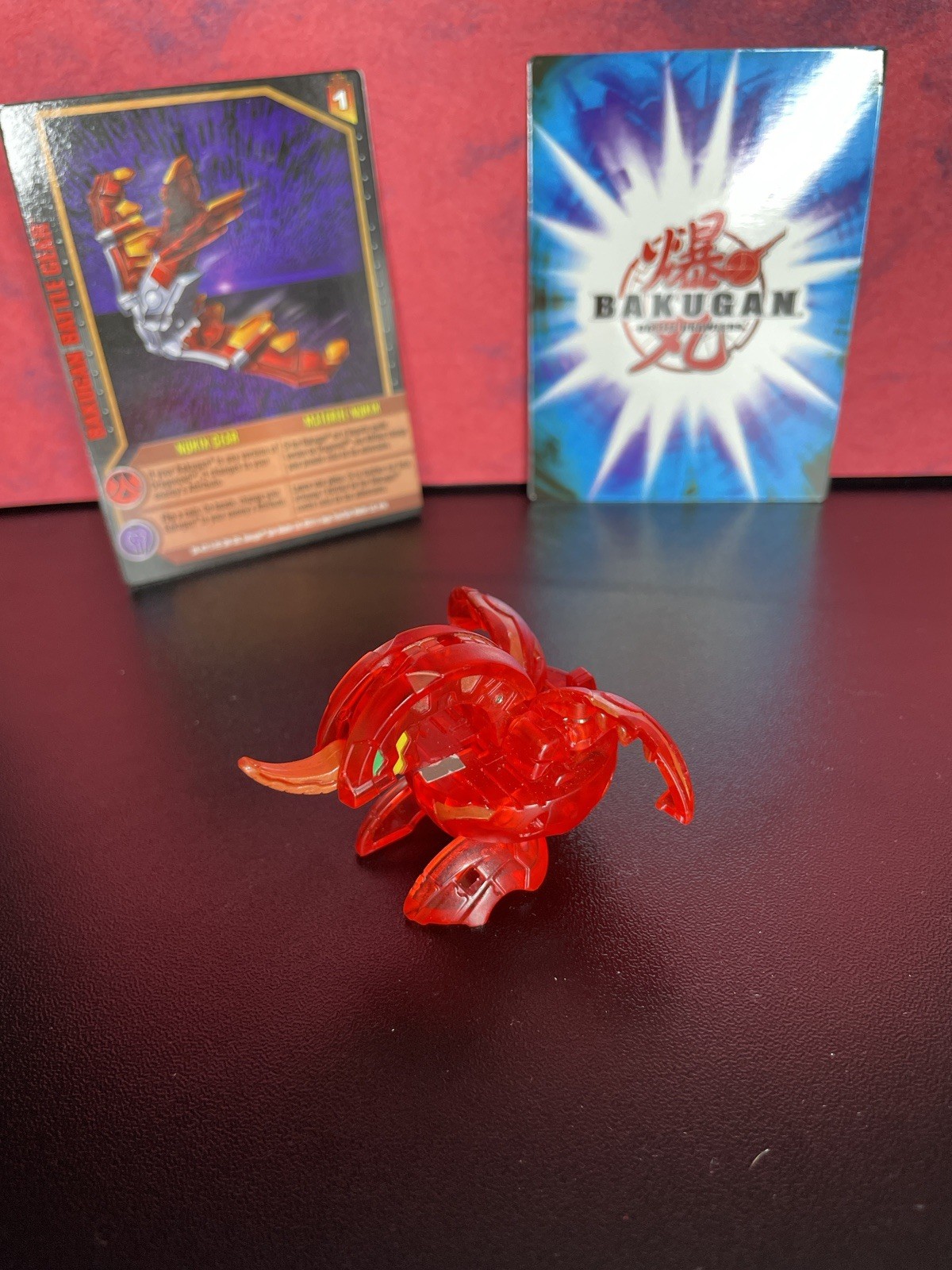 Bakugan Pyrus Dan Evolution Translucent Dragonoid (READ) Bakugan Battle Brawlers