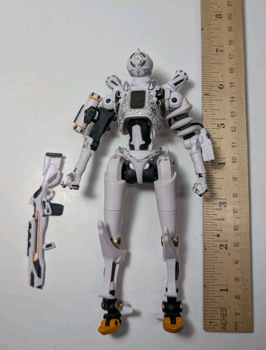 Apex Legends Pathfinder War Machine White Android Army Robot GI Joe Classified