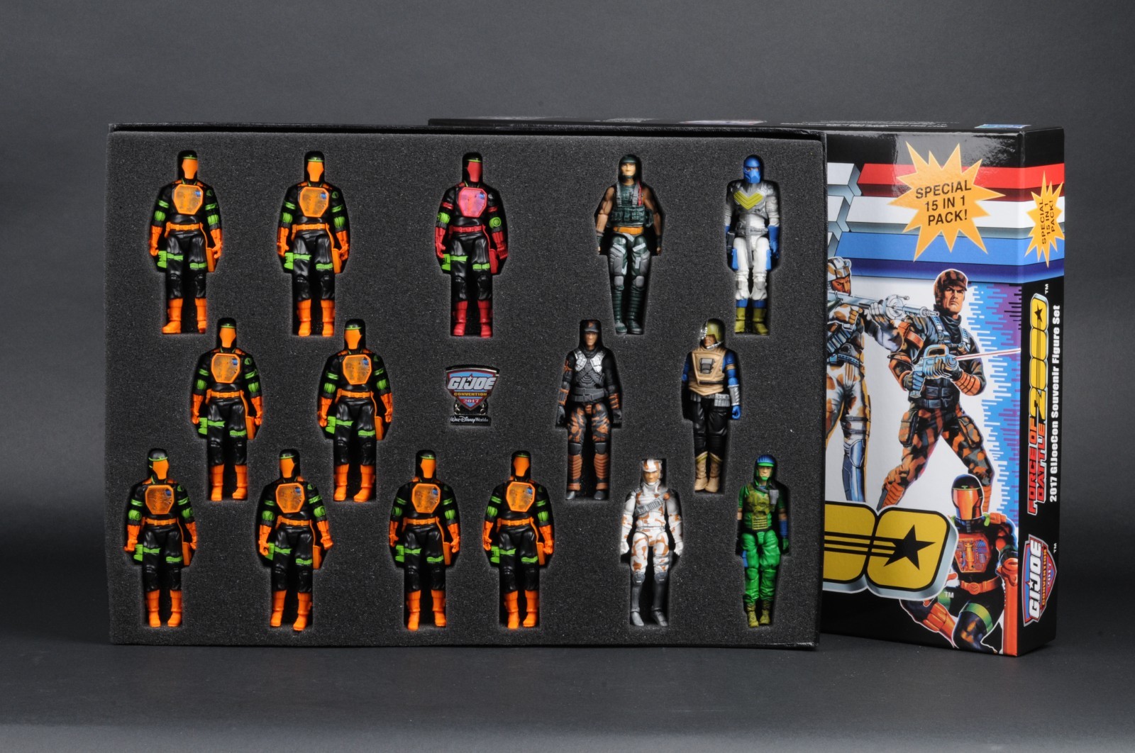 2017 Hasbro GI Joe Con Convention Force of Battle 2000 Boxed Set JoeCon Complete