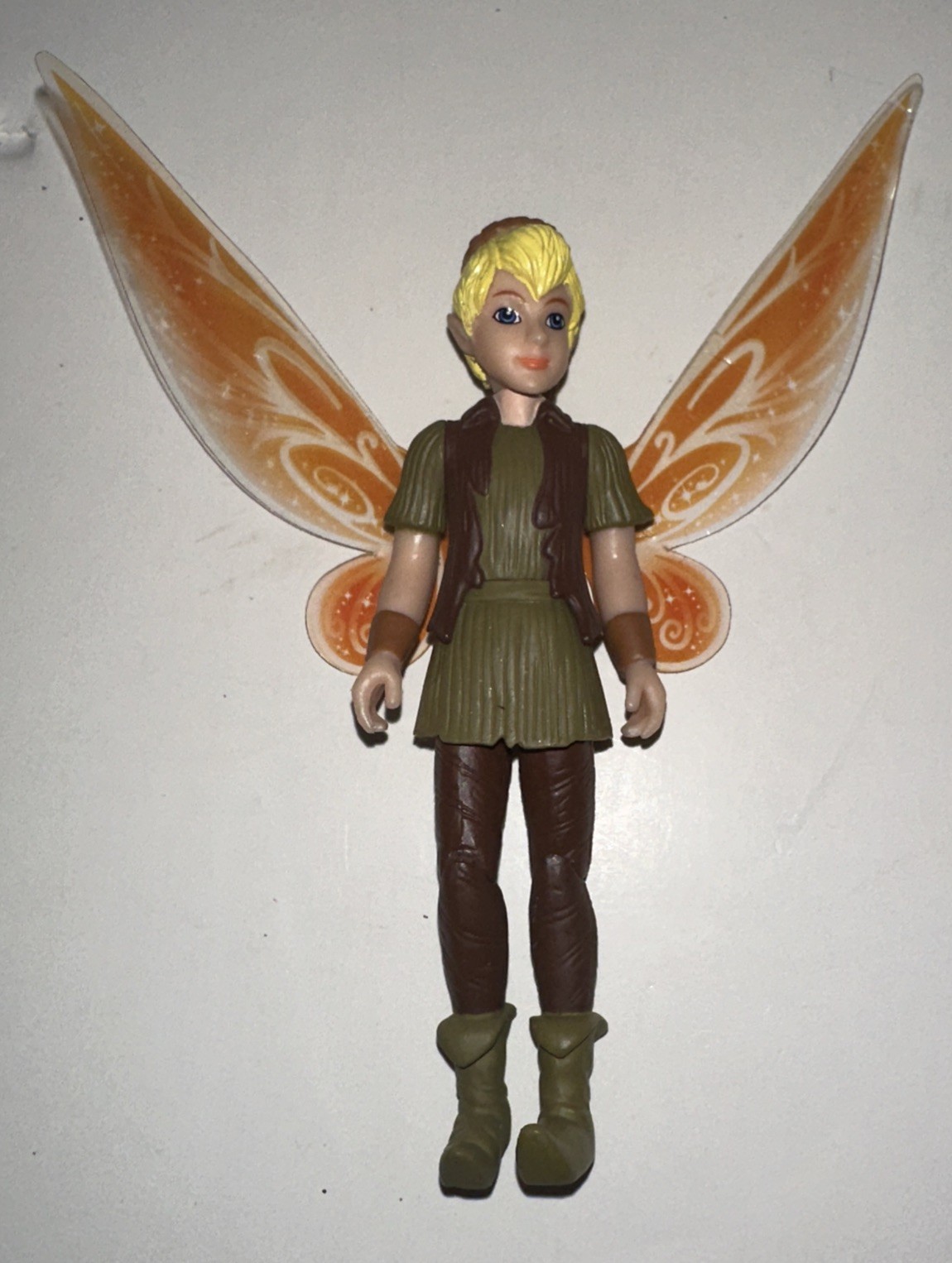 Disney Fairies Terence 4” Figure Tinkerbell Fairy Boy Articulated with Wings