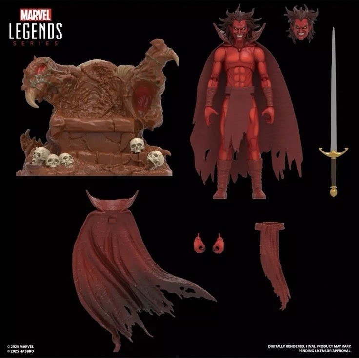 Mephisto Infernal Throne Marvel Legends MISB Made To Order Sold Out IN HAND USA