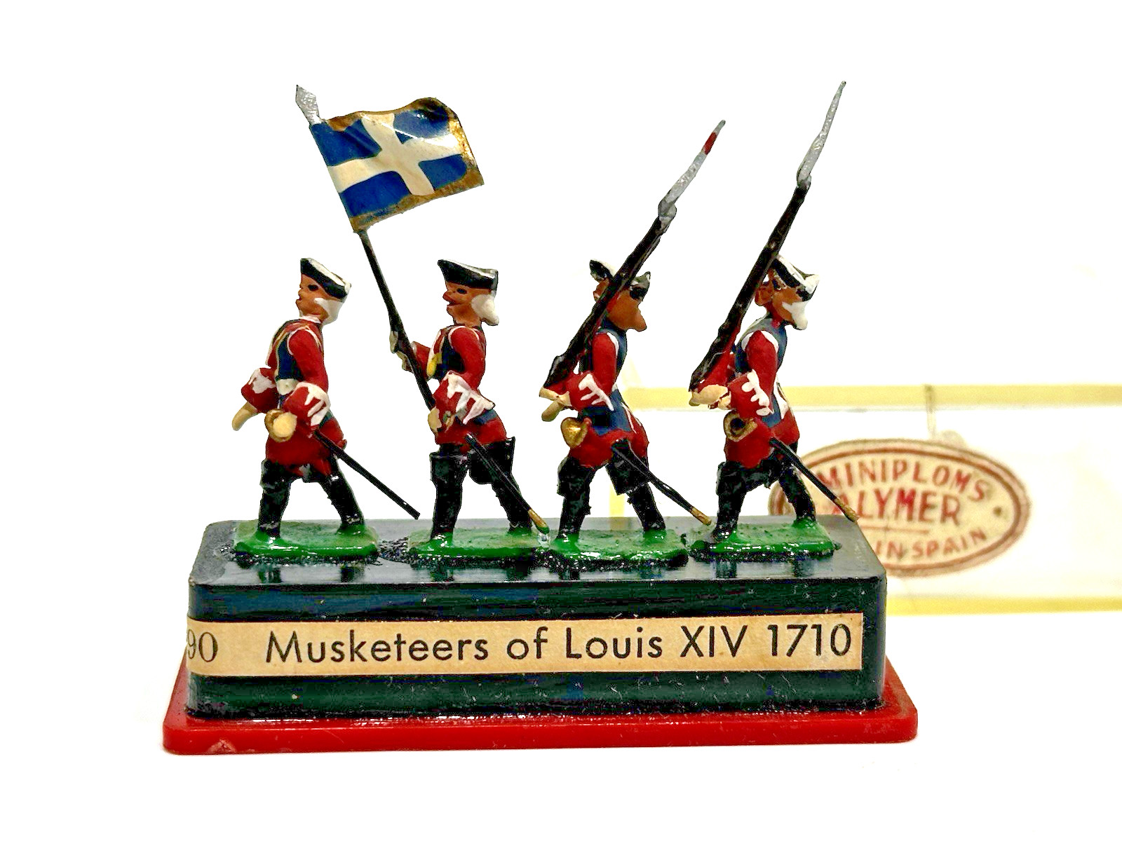 Alymer Miniploms 1:87 Mini Lead Toy Soldiers Made in Spain 1960s Musketeers