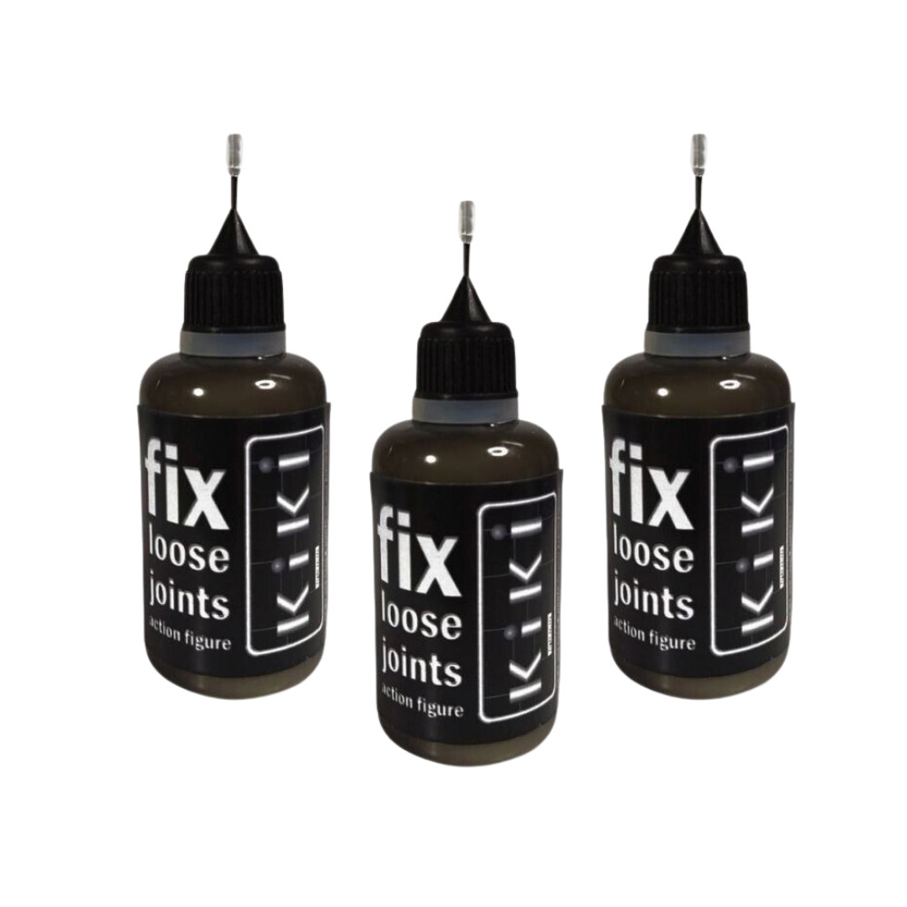 3X KIKI Tool Fix Loose Joints Solution for Action Figures 30ml