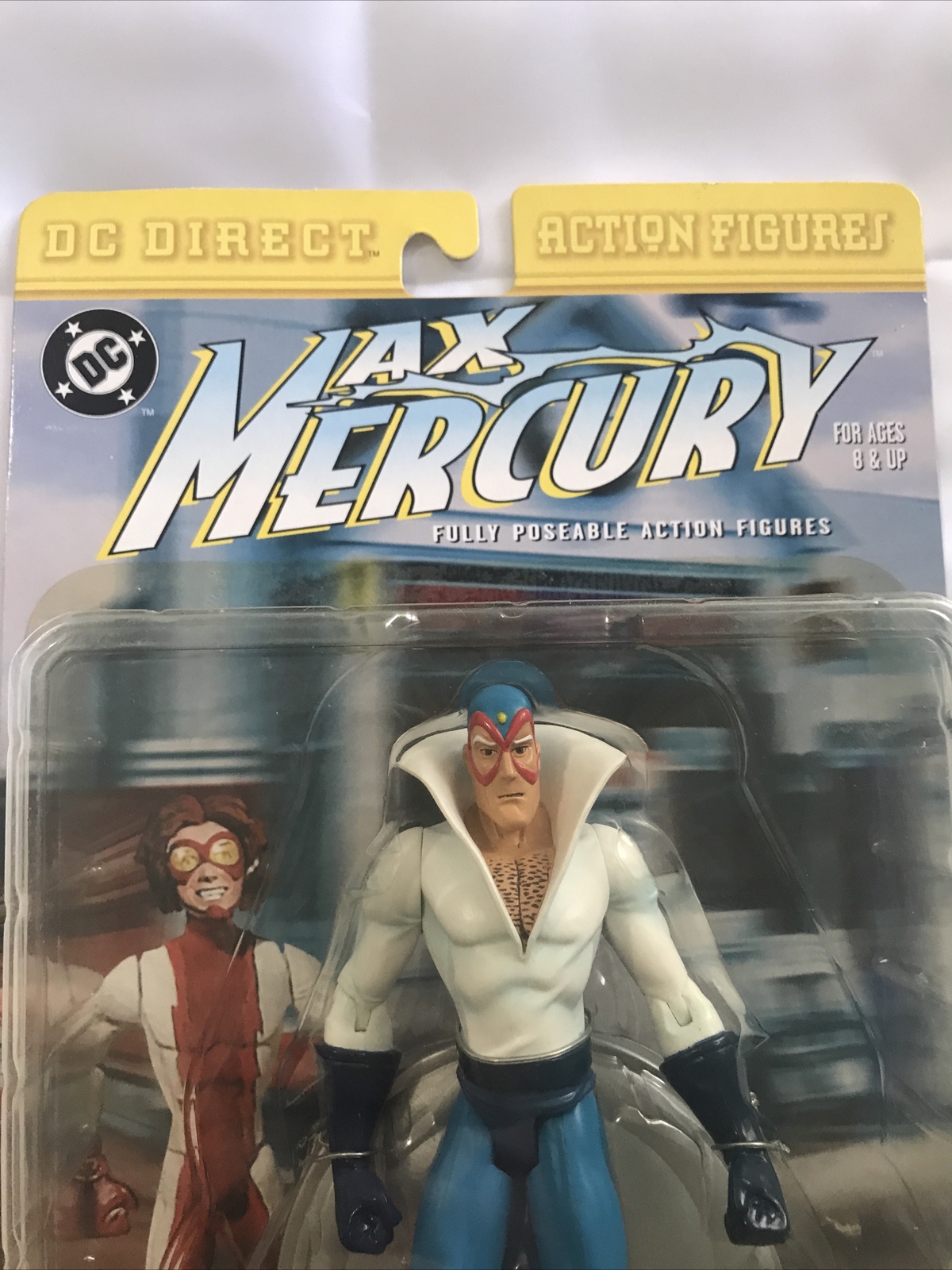 NEW 2000 DC Direct 6” Max Mercury Poseable Action Figure
