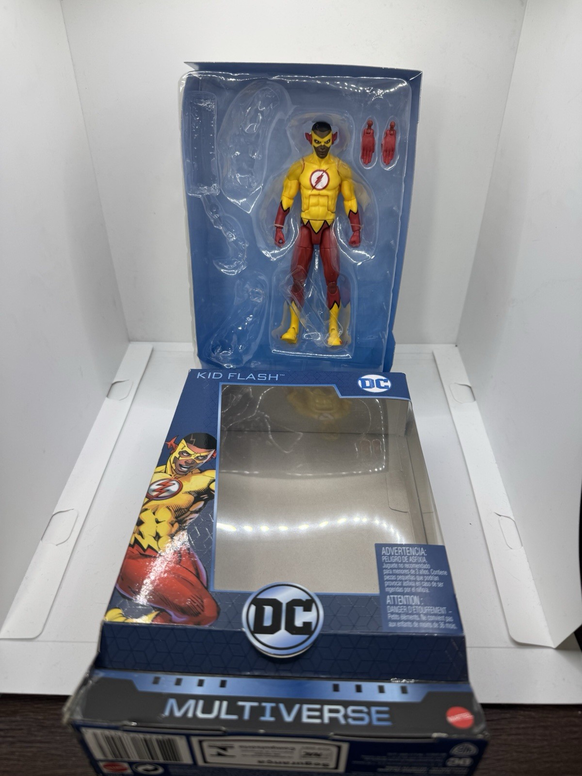 DC Multiverse Lobo Series Kid Flash 6” Opened Figure No BAF