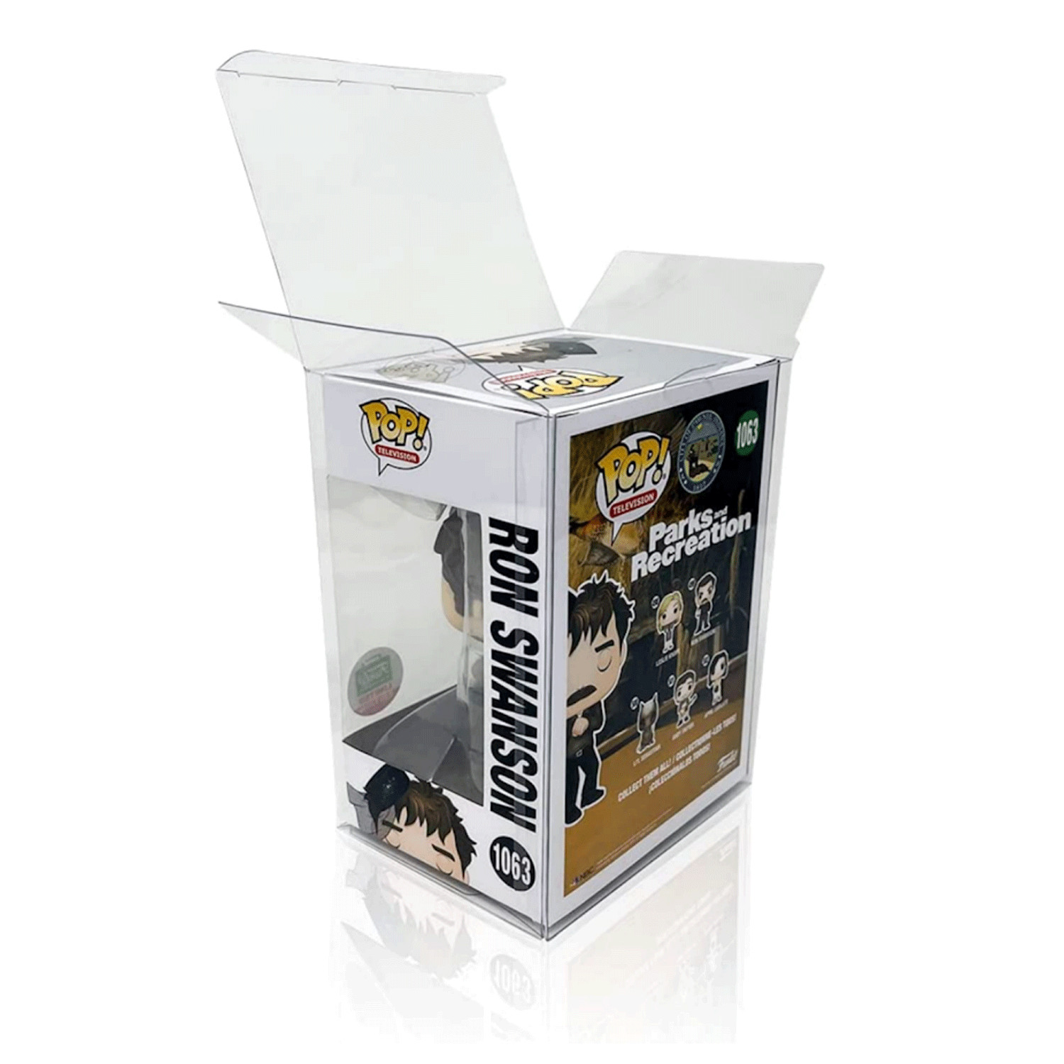 Pop Protector Compatible with 4&Prime; Funko POP! Figures Clear Pop Case Display Box
