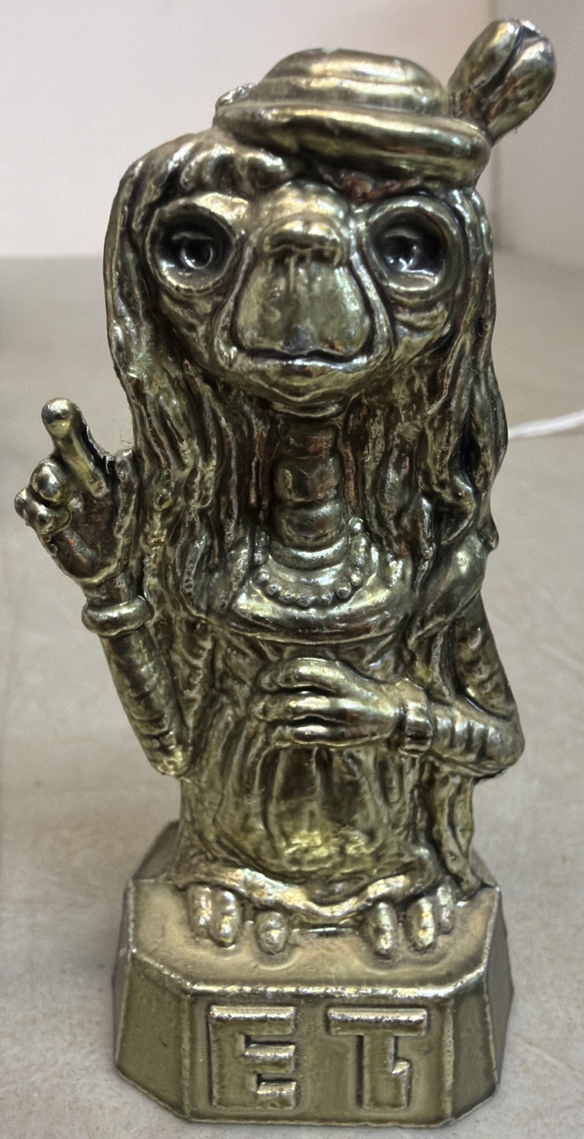 Vintage Metal E.T. Movie Extra Terrestrial Diecast Figurine Halloween Costume
