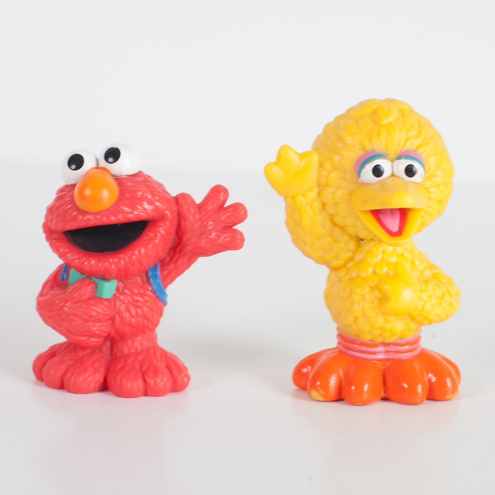 Hasbro Seasme Street Workshop 2010 Elmo Big Bird 2.5&Prime;-3&Prime; Toys Cake Toppers