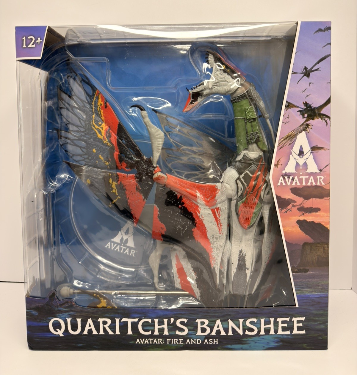 NEW | Quaritch&rsquo;s Banshee Avatar: Fire and Ash Figure | McFarlane Toys