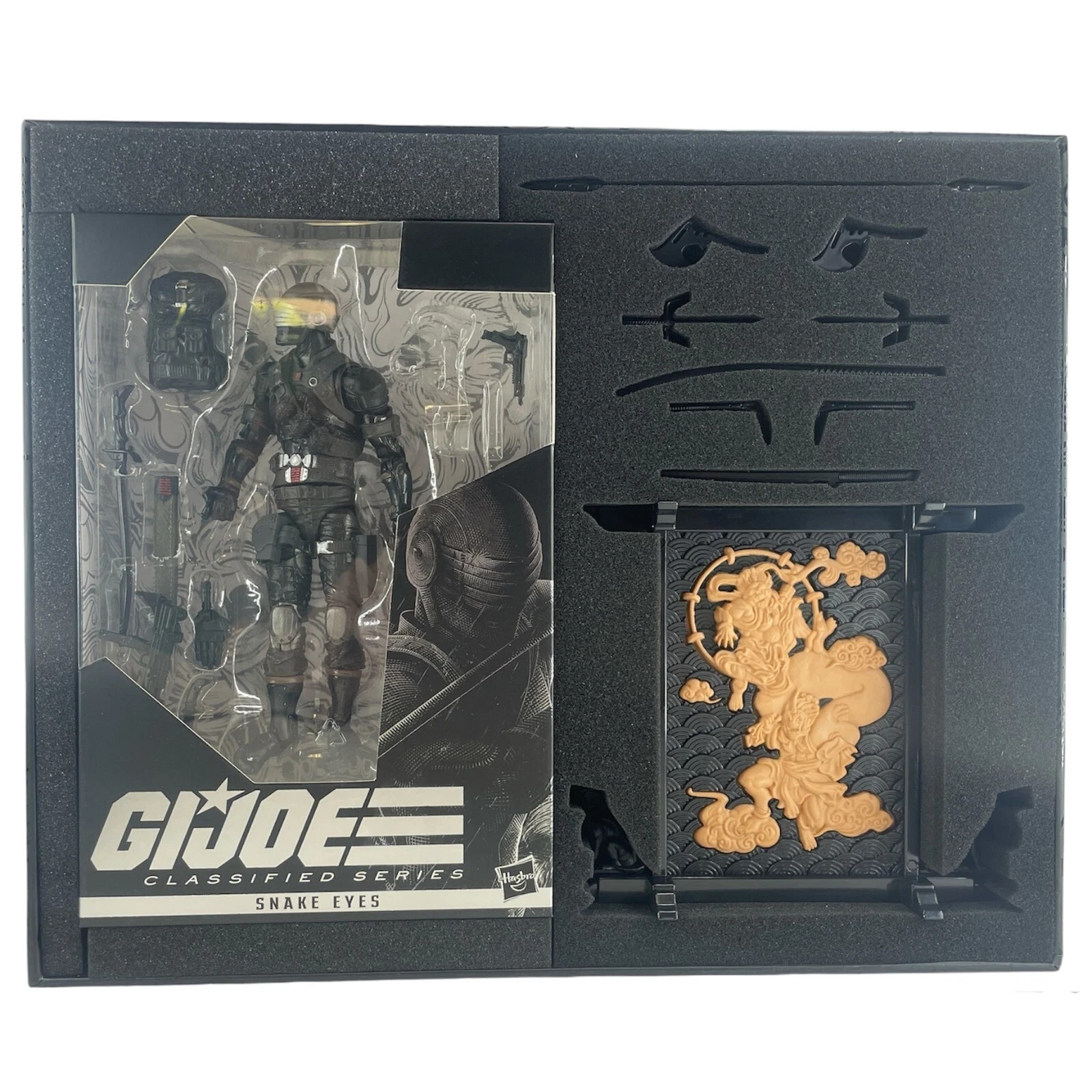 G.I. Joe Classified Series Snake Eyes Deluxe 6&Prime; Exclusive Action Figure Hasbro