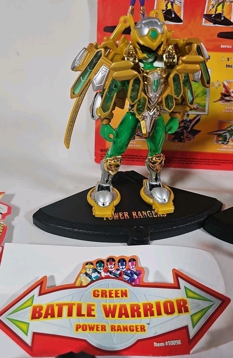 2000 TIME FORCE Power Rangers RED GREEN BLUE BATTLE WARRIOR Lot Varient COMPLETE
