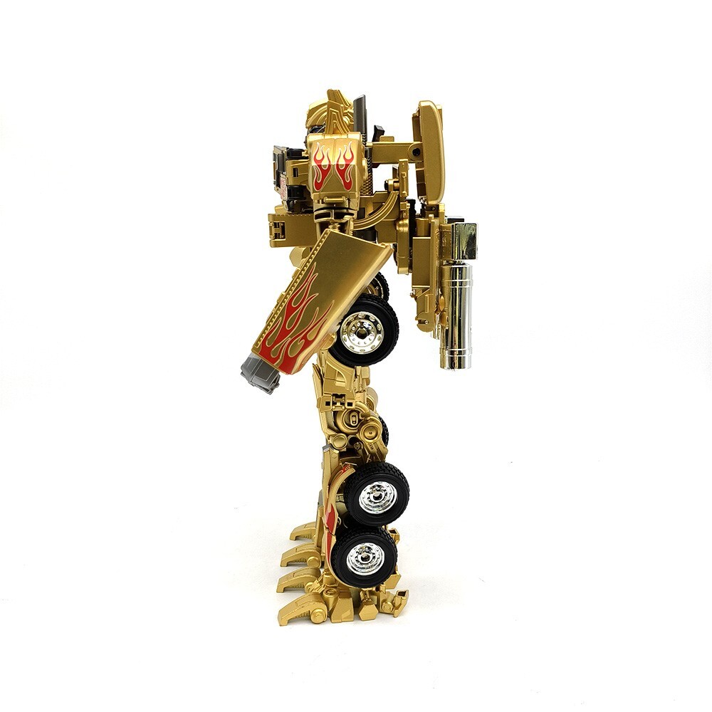 SS05 Transform Toy Commander Autobot Leader Action Figure Gold Deformabl Robot