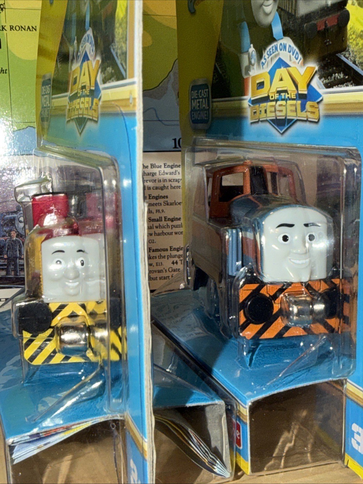 DEN DART THOMAS FRIENDS TRAIN ! TAKE ALONG N PLAY DIECAST USED IN BOX DAY OF
