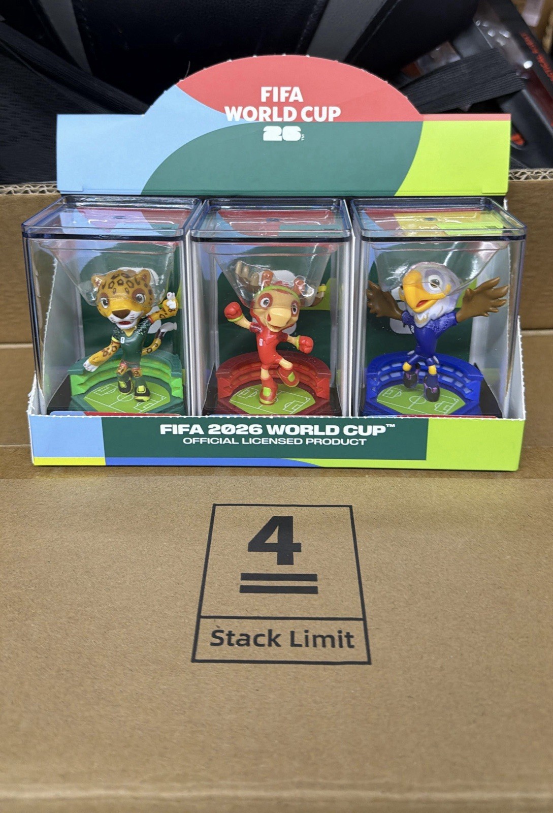 FIFA World Cup 2026 Mascot Figure Set 3pcs 4in Licensed Genuine!!!