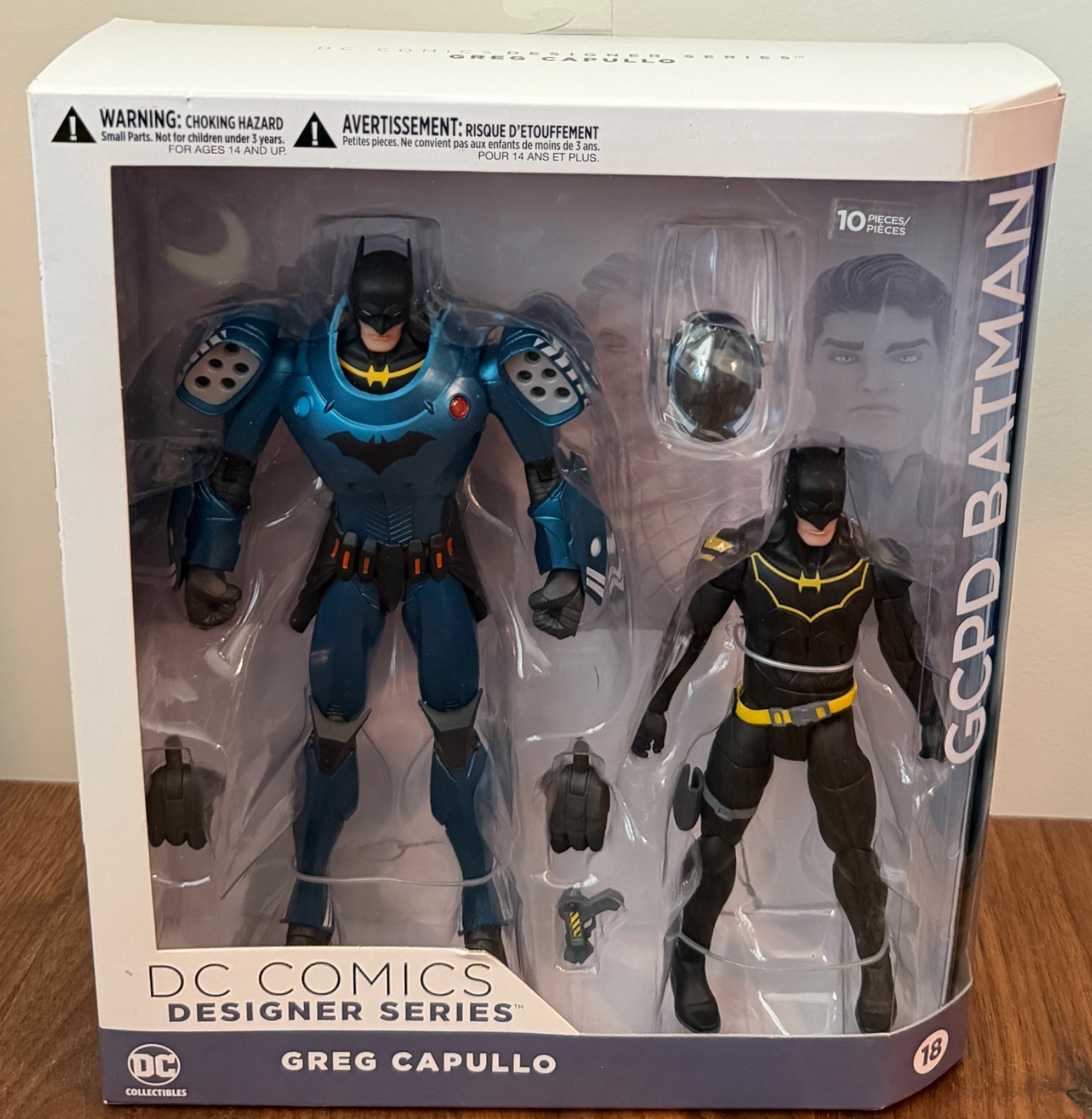 DC Comics Designer Series GCPD Batman Greg Capullo Action Figure set #18 New