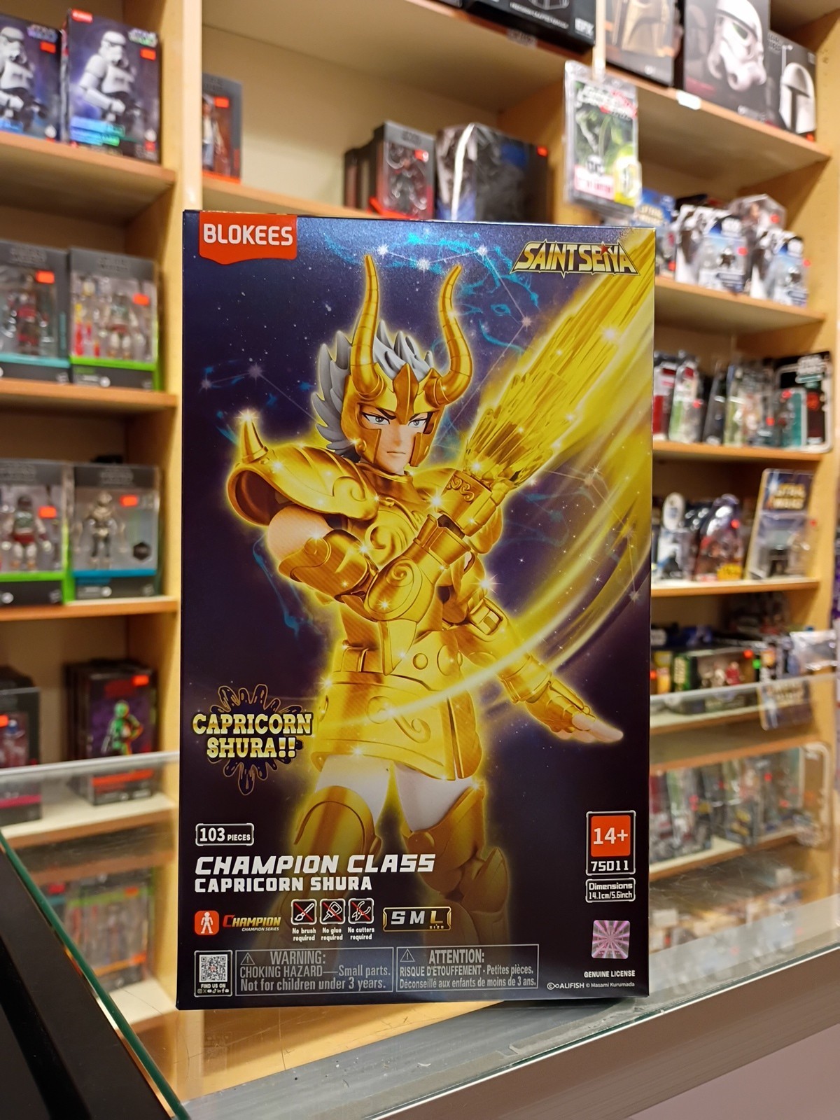 Blokees Saint Seiya Champion Class Capricorn Shura Model Kit Action Figure