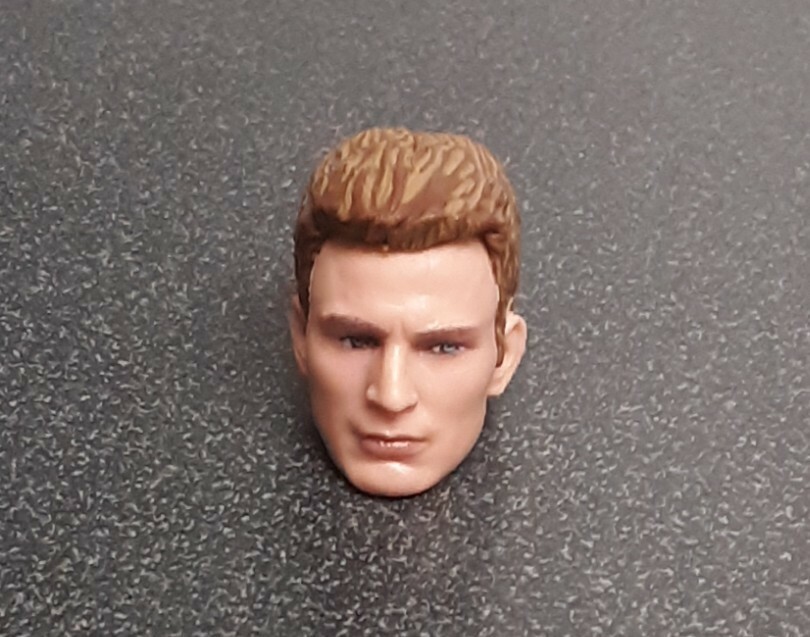 Marvel Legends MCU Studios Captain America Steve Rogers Chris Evans head sculpt