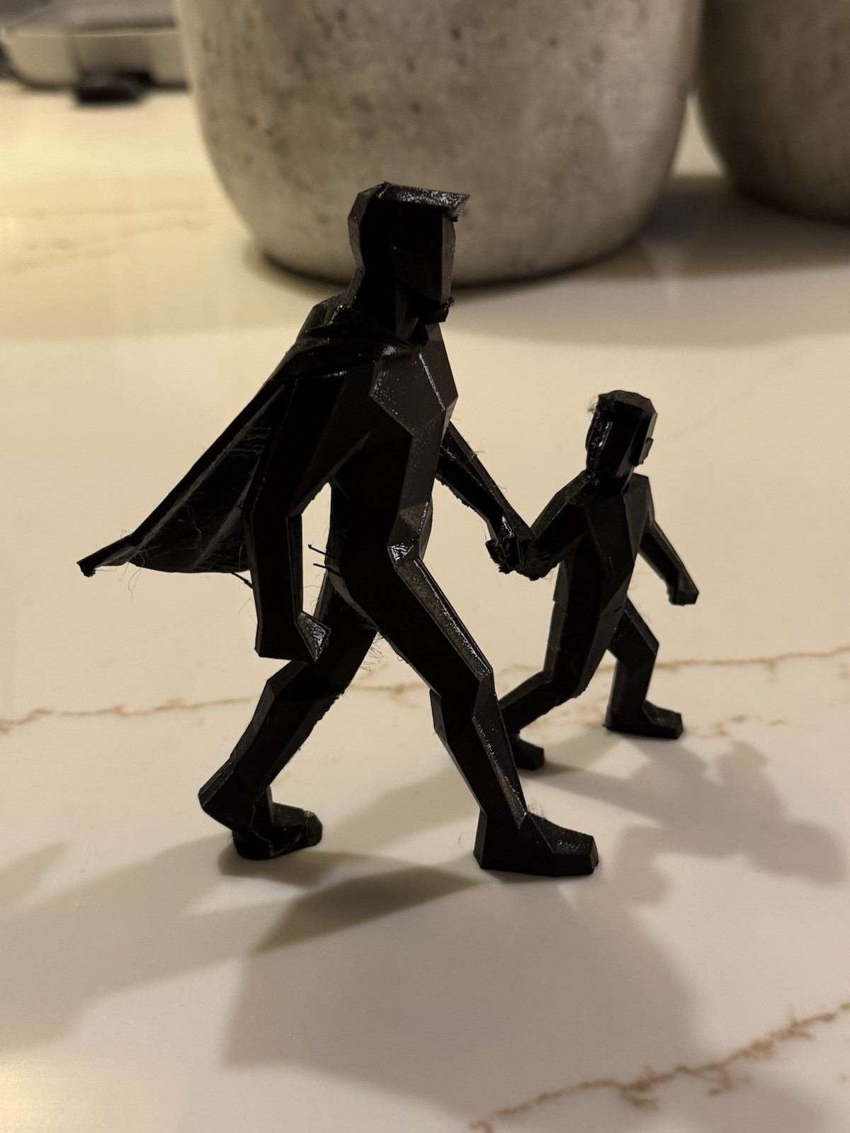 Perfect Father’s Day gift! 5.5&Prime; x 4.5” Father And Son Holding Hands.