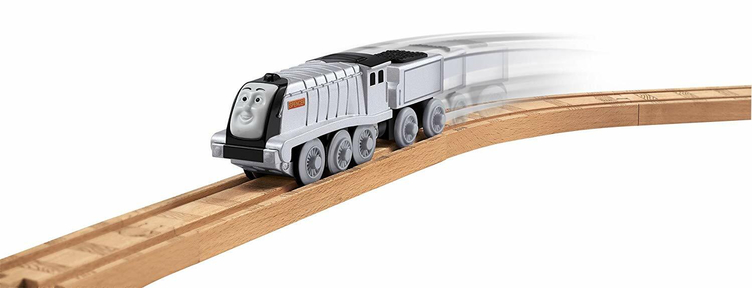 THOMAS & FRIENDS WOODEN RAILWAY ~ BATTERY OPERATED SPENCER ~ ABSOLUTELY MINT!