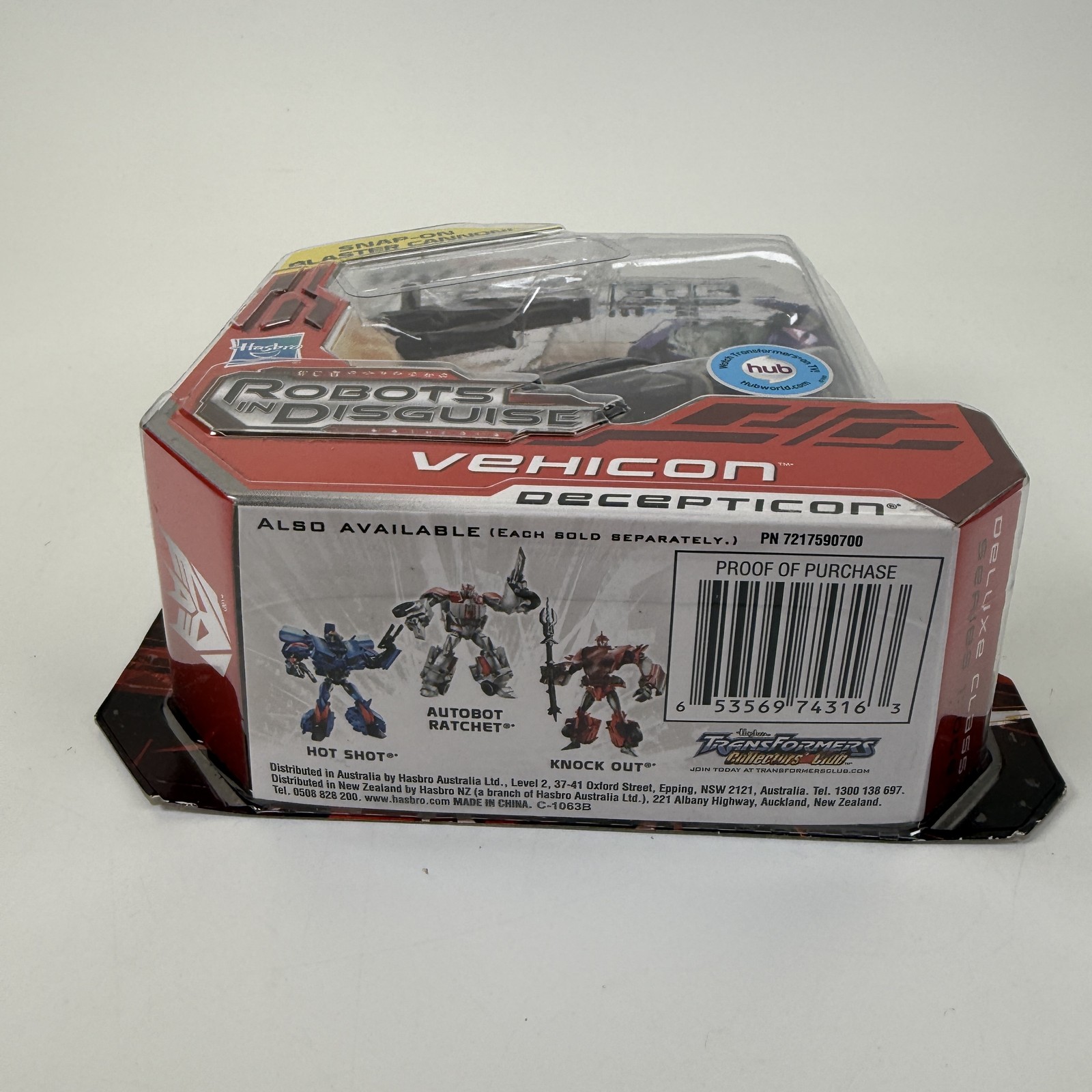 Transformers Prime Vehicon Decepticon Robots In Disguise Deluxe Class Hasbro New