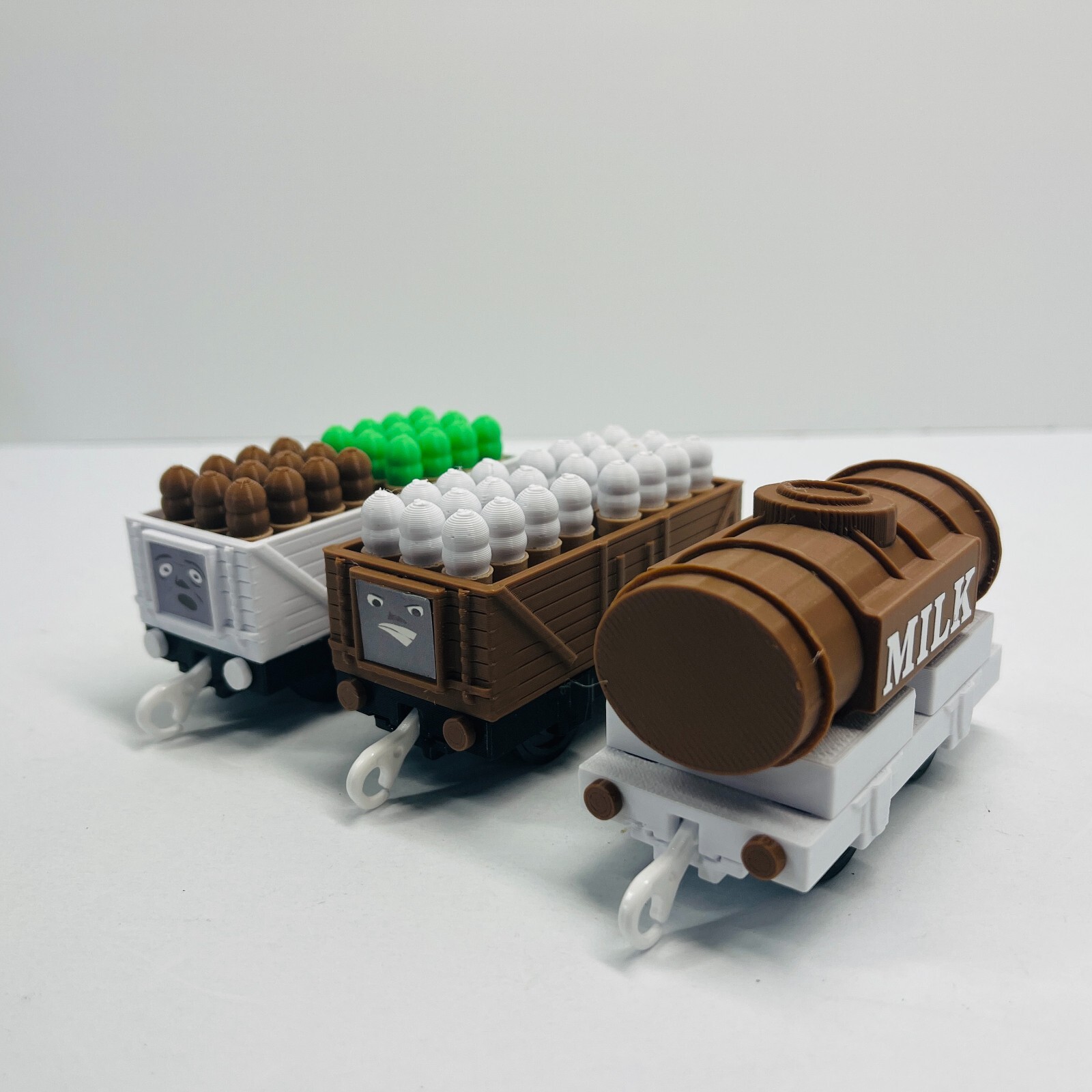 Trackmaster Custom Troublesome Cargo Ice Cream Train – Thomas & Friends