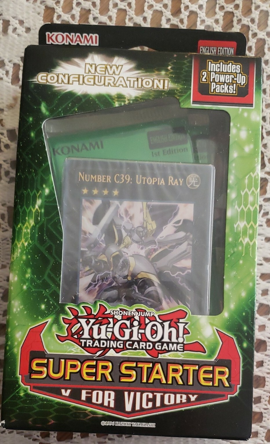 1X Yu-Gi-Oh! Super Starter V for Victory Konami includes 2 power-up packs New