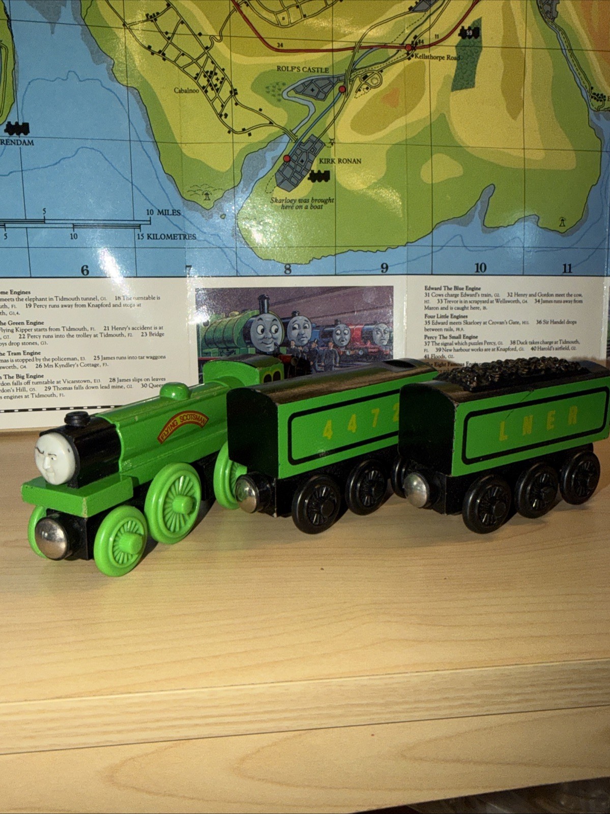 FLYING SCOTSMAN ! THOMAS FRIENDS TRAIN WOODEN RAILWAY 1999 Set