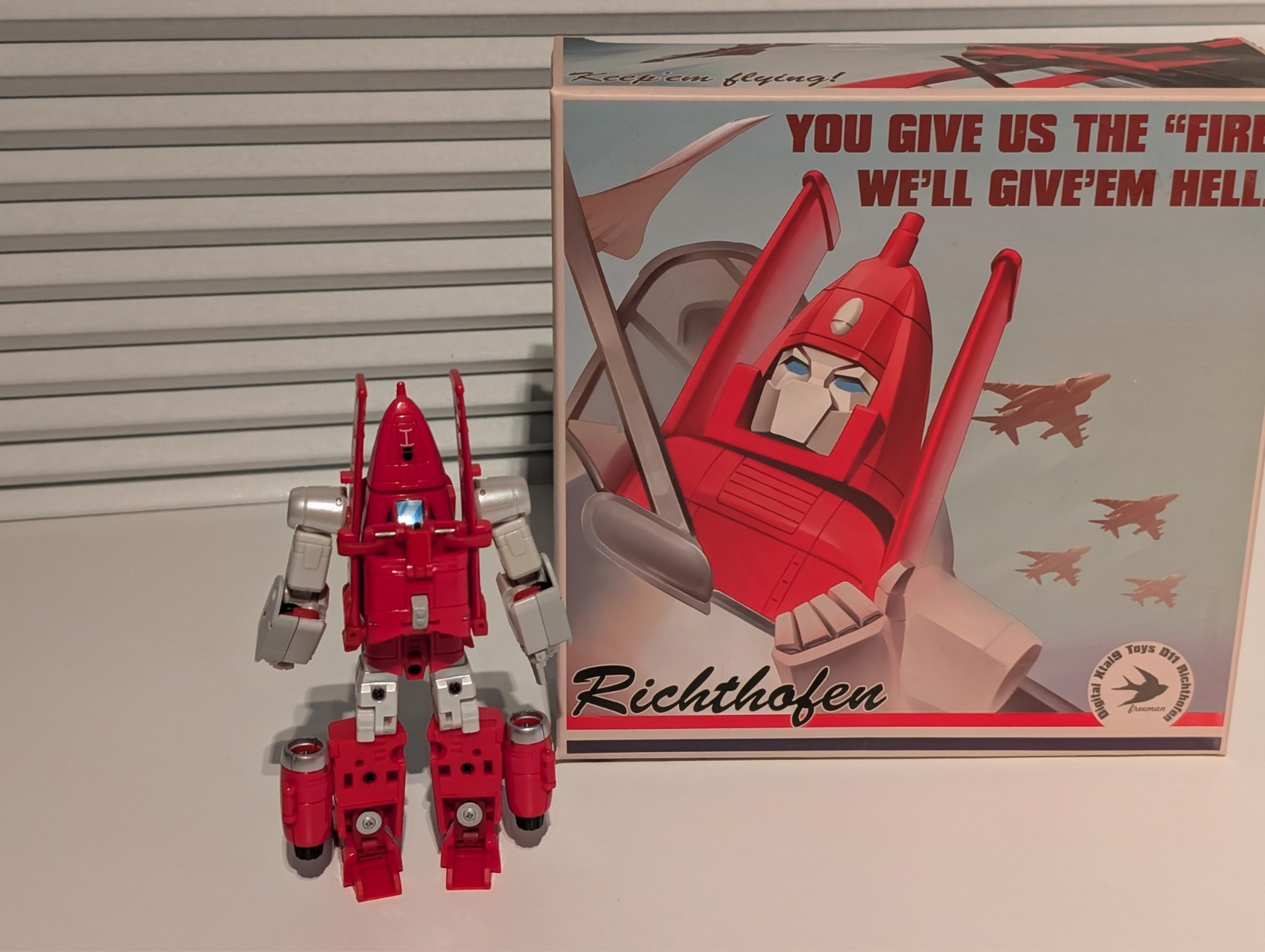 DX9 Richthofen Powerglide Transformers Masterpiece MP Scale Complete Mint