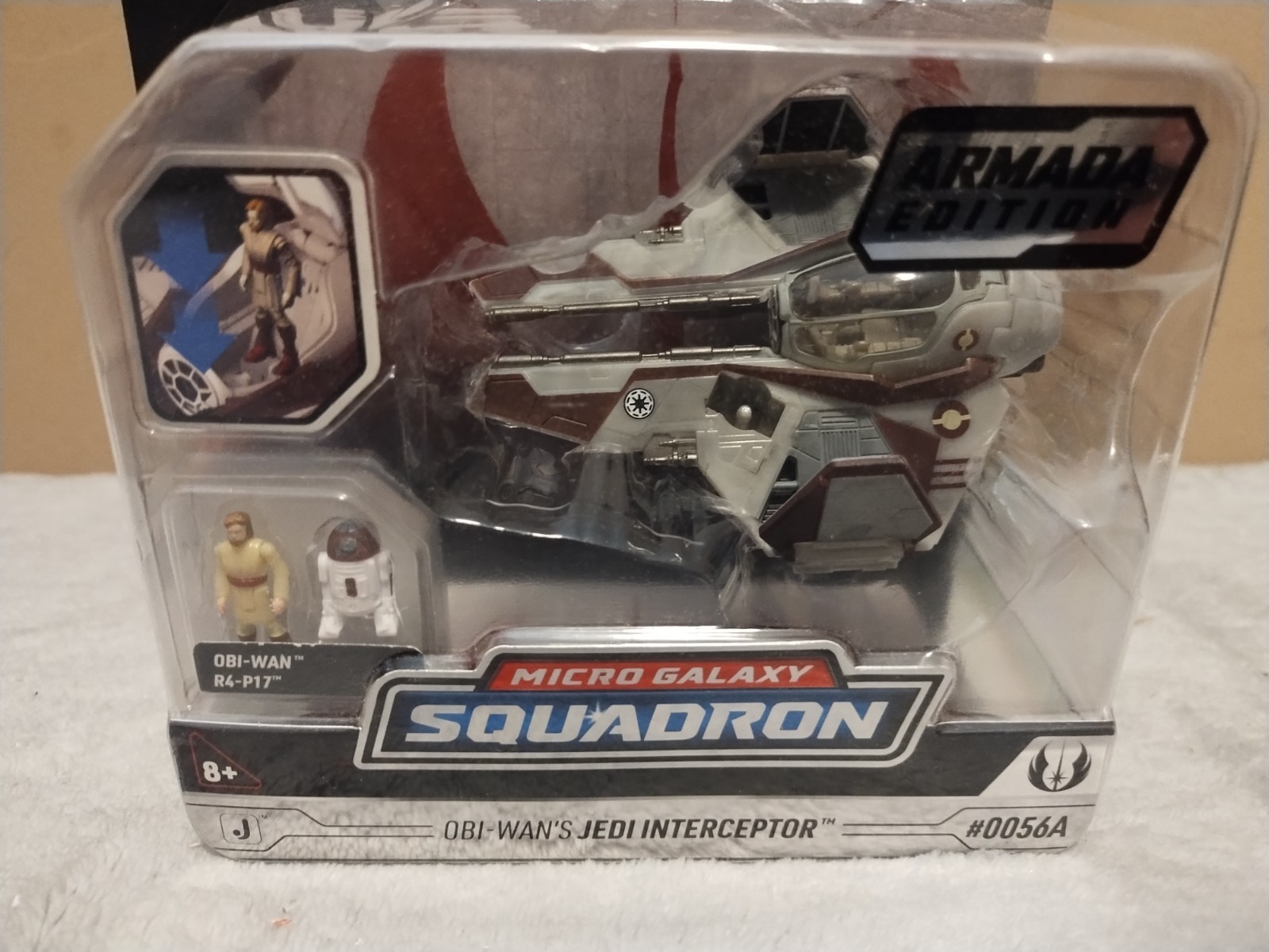 S09 #0056A Star Wars Micro Galaxy Squadron Obi-Wan&rsquo;s Jedi Interceptor