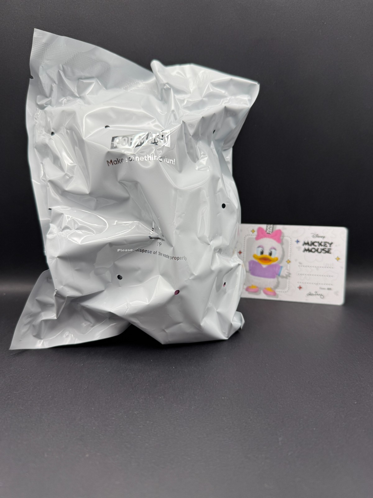Pop Mart Mickey Family Cute Together Keychain Series Daisy Duck Open Box