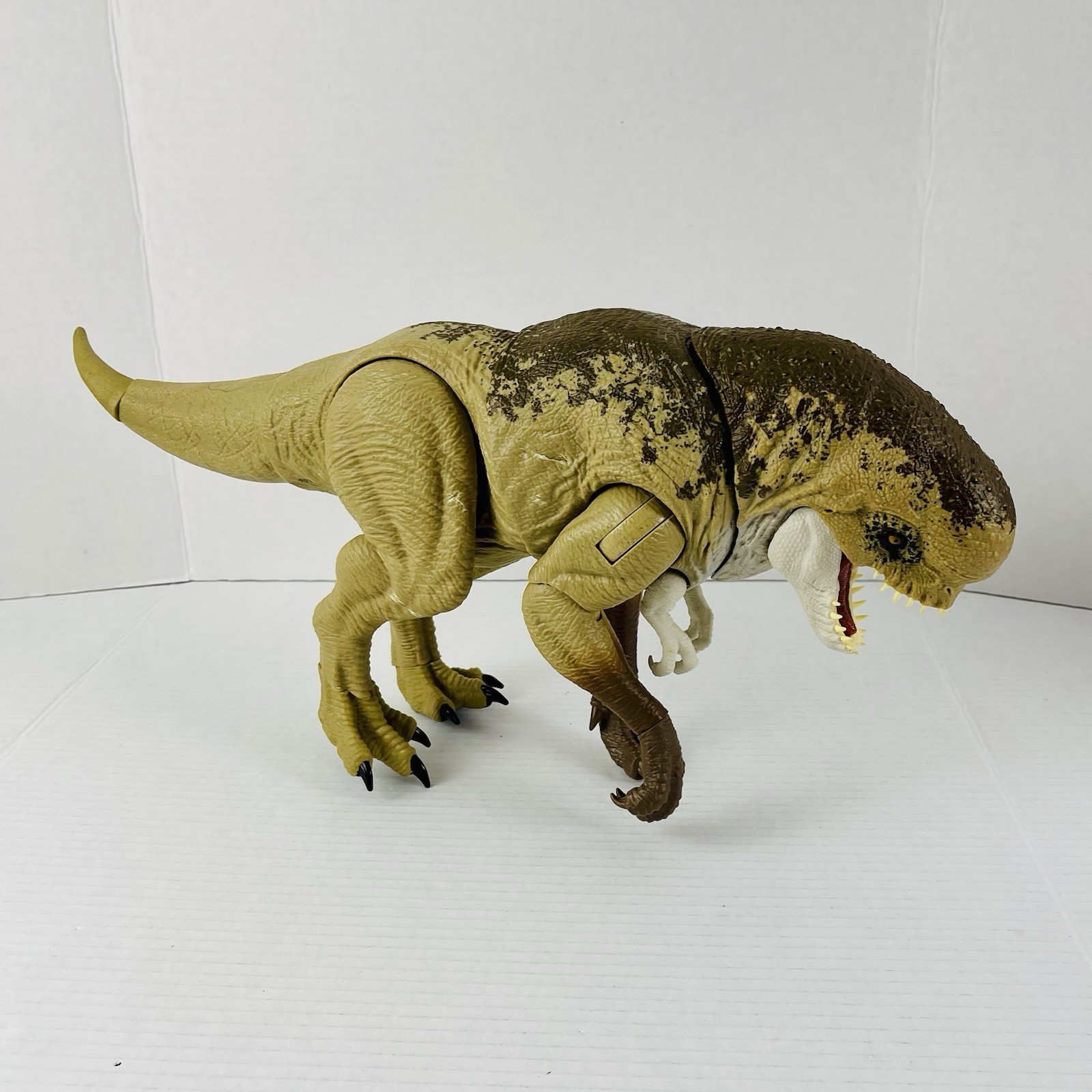 Mattel Jurassic World Rebirth Distortus Rex Rumble N Rampage 22” Please READ