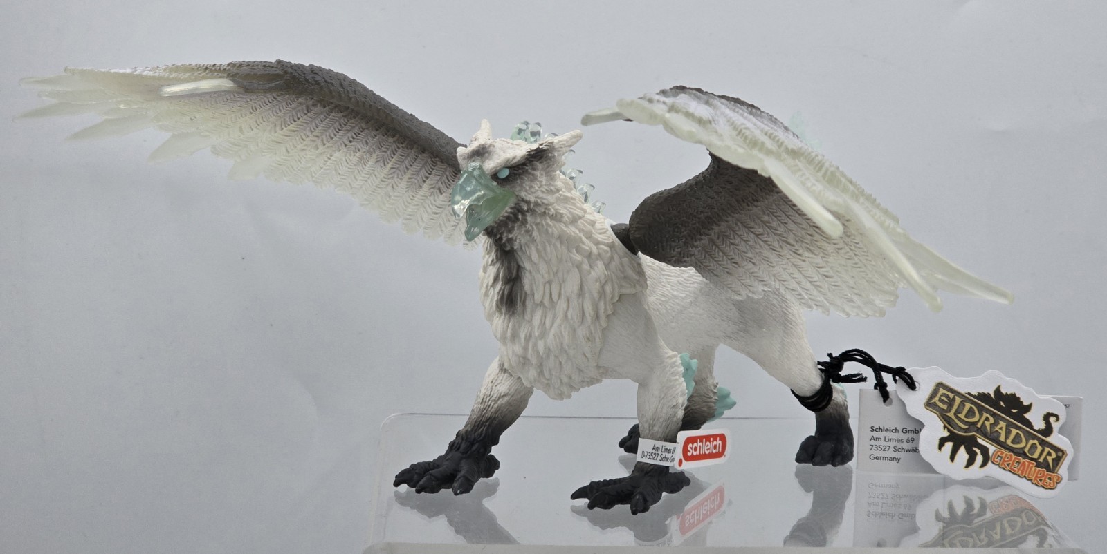 Schleich Eldrador Ice Griffin Toy Figure W/Movable Wings – 13 x 7.5 Inches