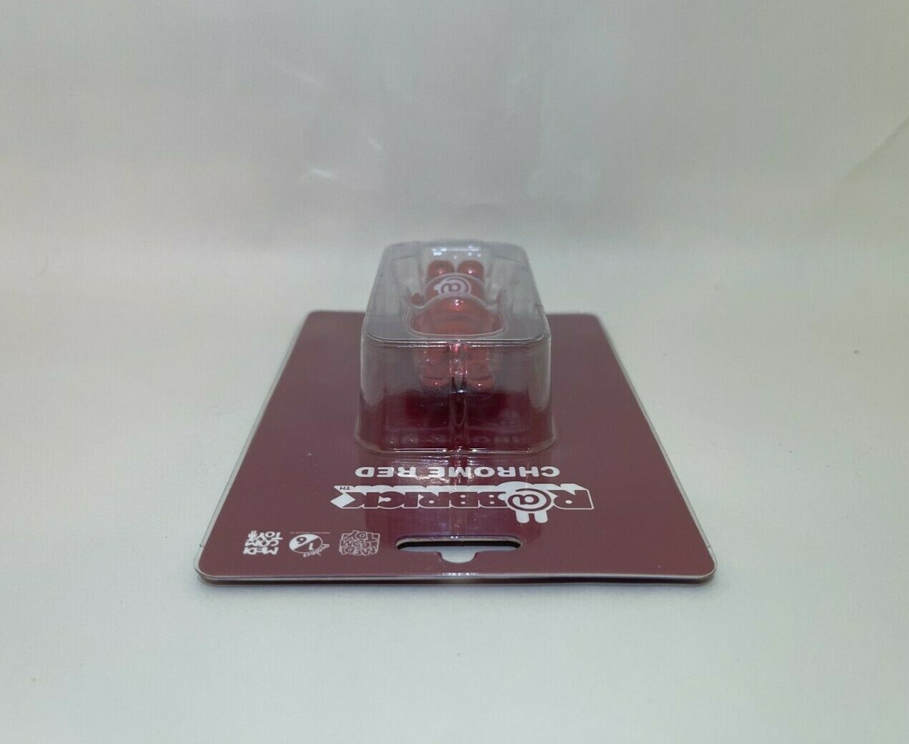 Medicom Rabbrick Chrome Red + Chrome Blue 2 pc 100% R@bbrick