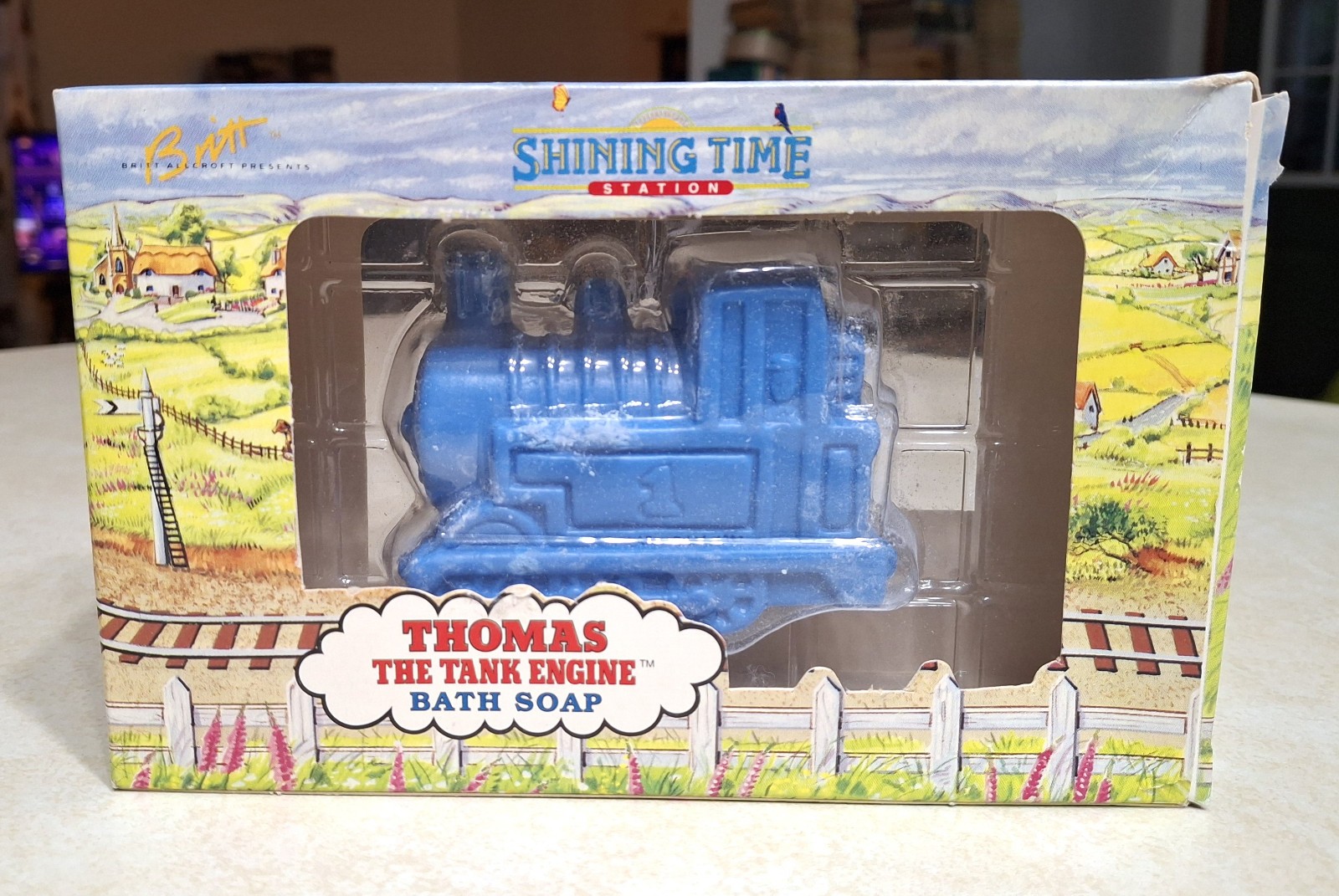 Vintage Thomas the Tank Engine Bath Soap Shining Time Station 1992 NEW Allcroft