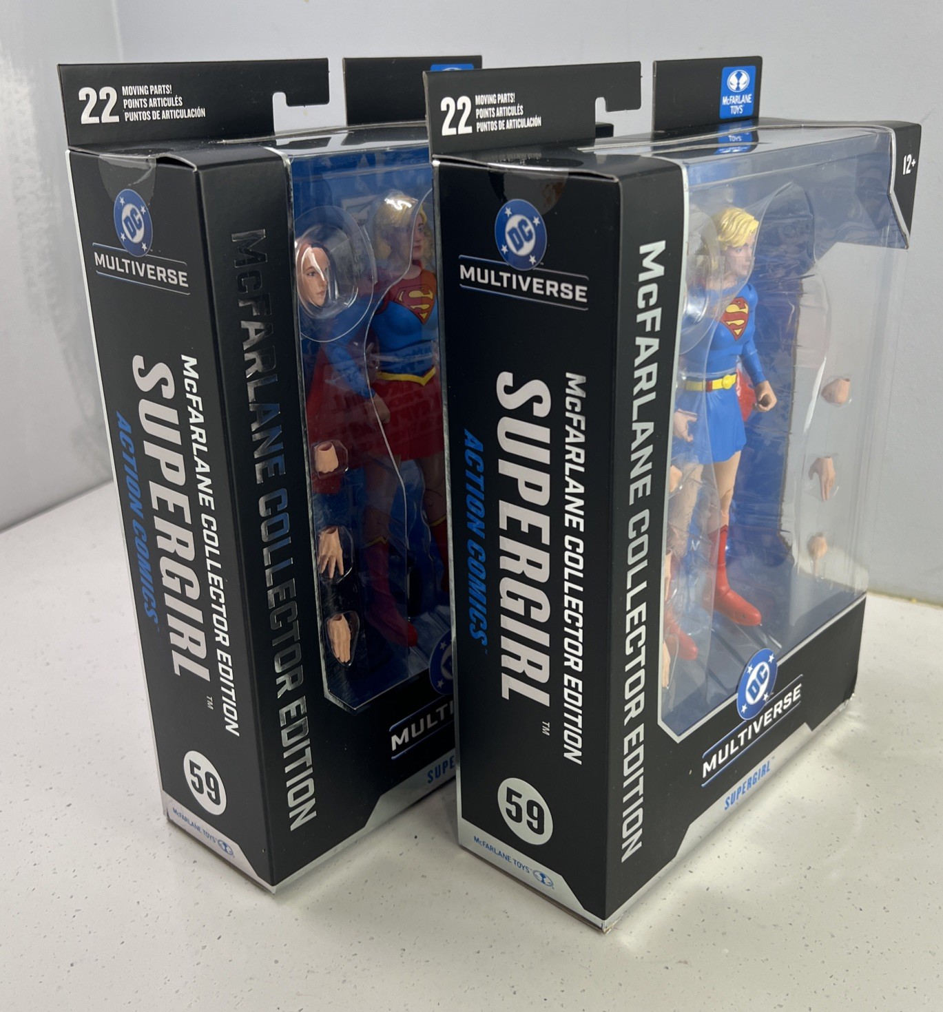 McFarlane DC Multiverse Collectors SUPERGIRL PLATINUM CHASE + Regular New !!