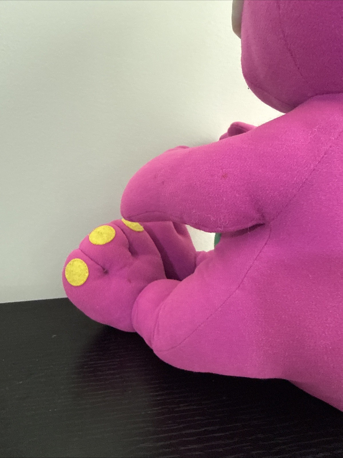Vintage Talking Barney 16” Plush Playskool 1992 The Lyons Group Tested Works