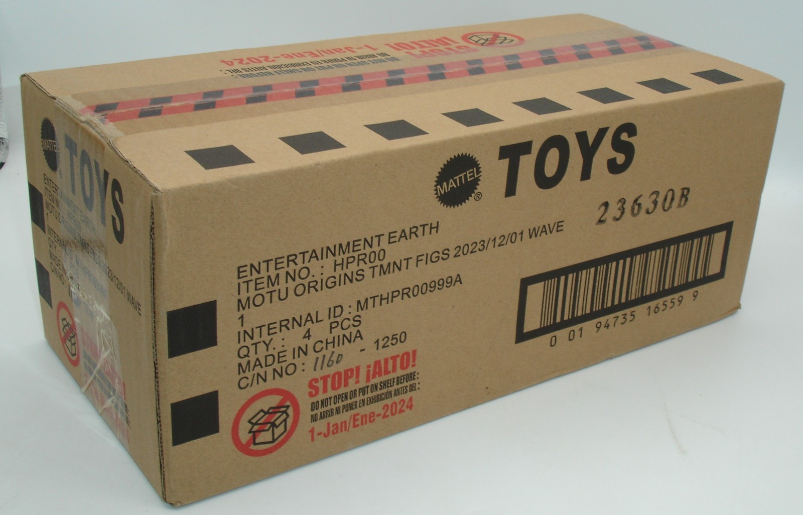 MOTU X TMNT Turtles Of Grayskull Full Wave 1 sealed Case