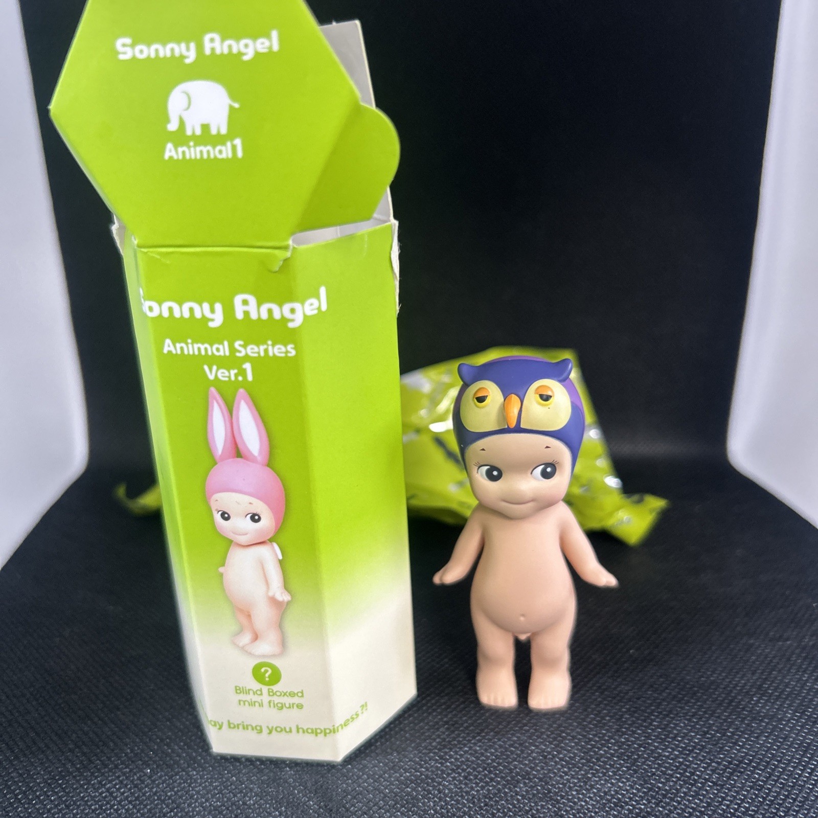 Authentic Sonny Angel Animal Series 1 Mini Figure – Owl With Packing And Box