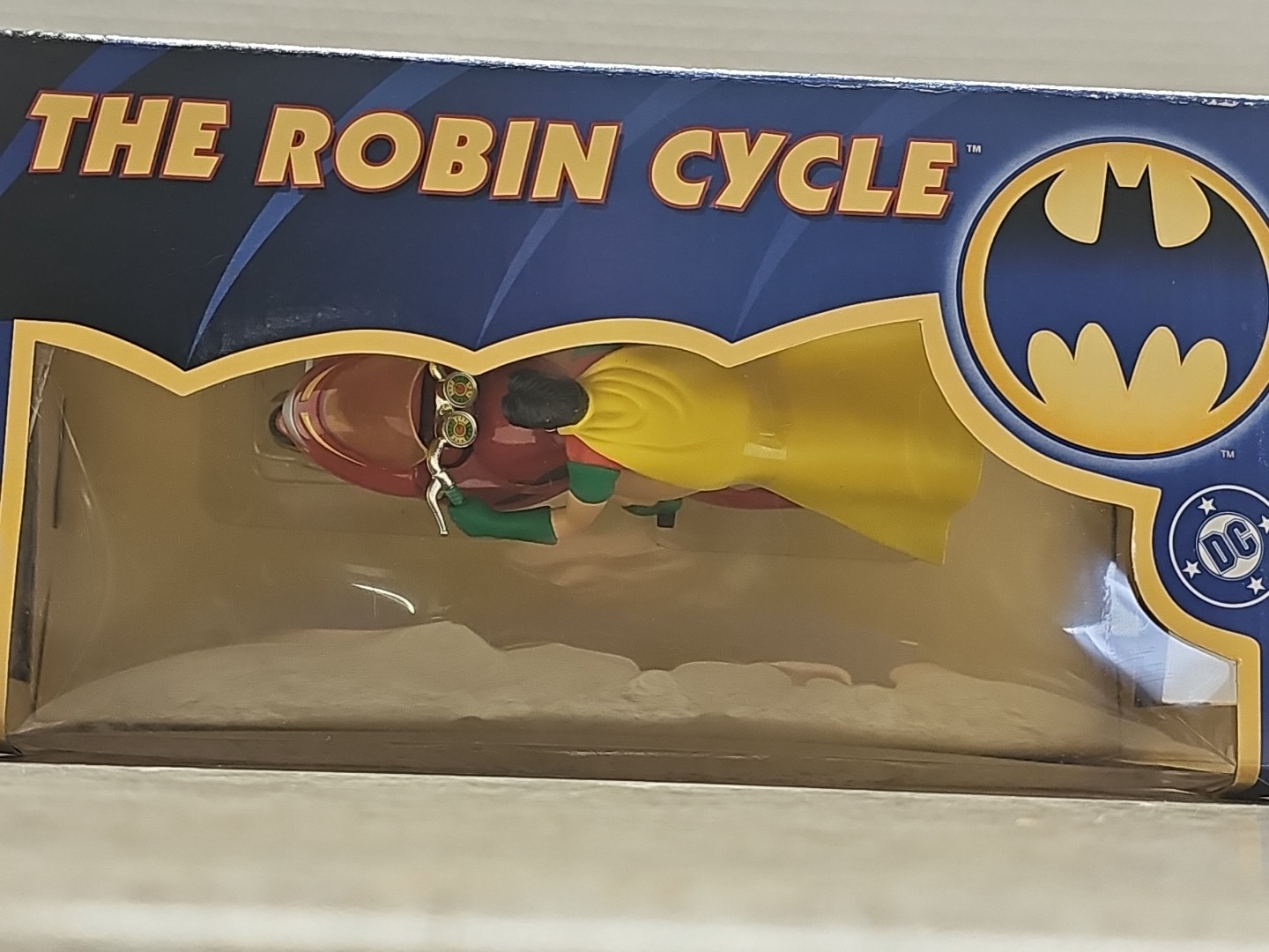 DC COMICS CORGI THE ROBIN CYCLE W/ROBIN 2005- 1:16 DIE CAST NIB
