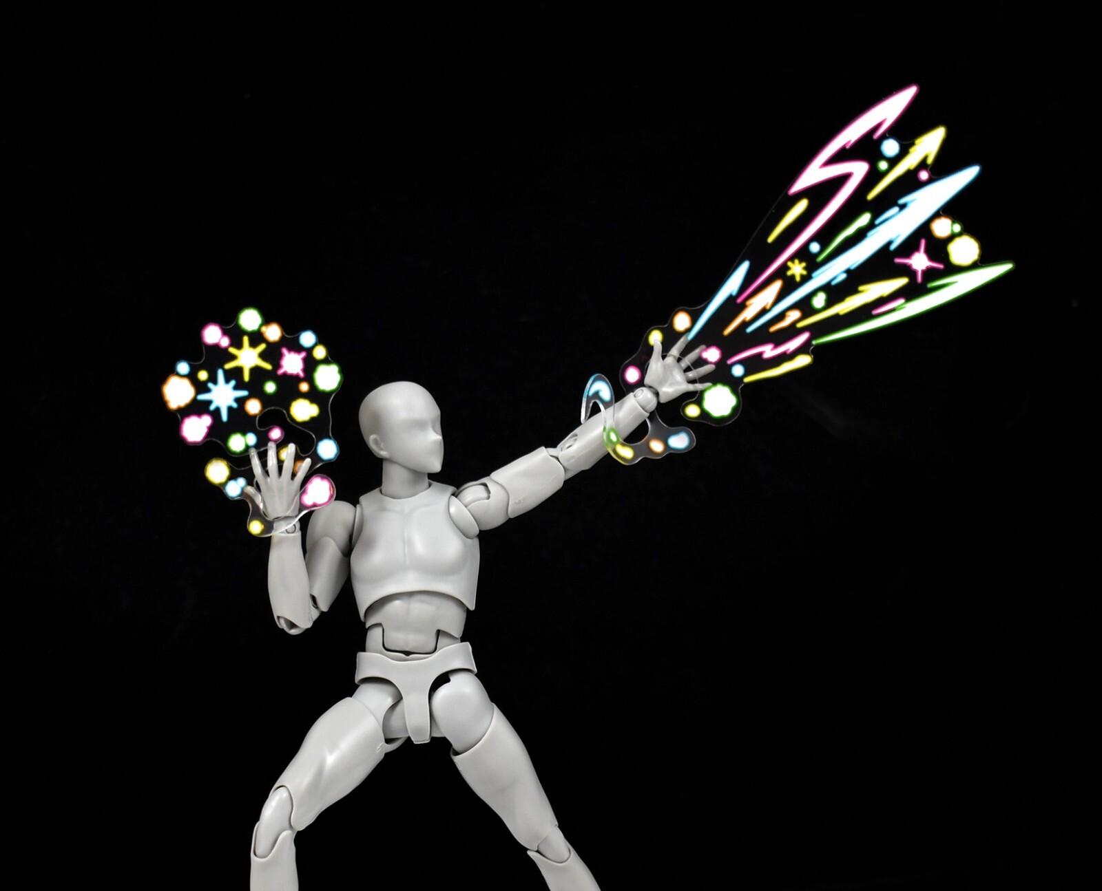 Fireworks Effect Piece Set – Great for Marvel Legends Jubilee, Dazzler