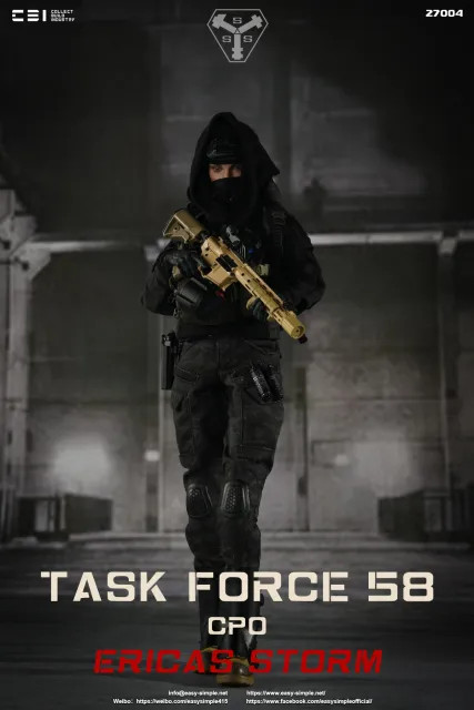1/6 Scale Task Force 58 CPO – Erica Storm – MINT IN BOX