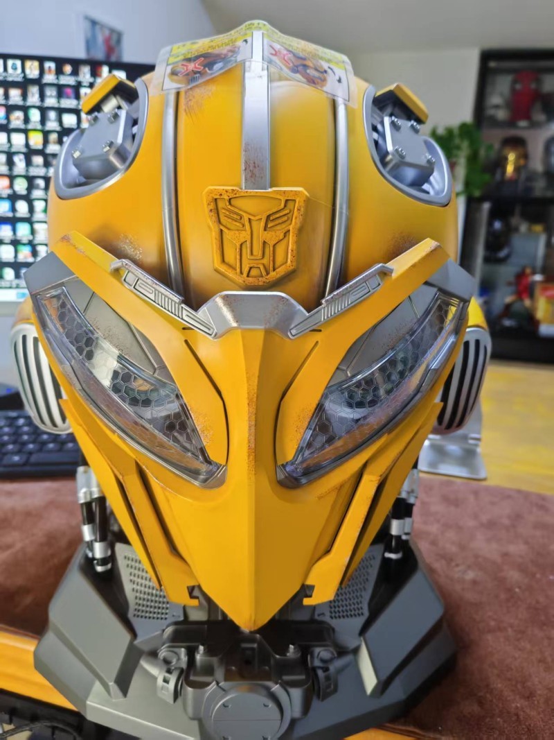 Bumblebee Helmet English Voice Controlled Xmas Gifts 1:1 Fast Shipping