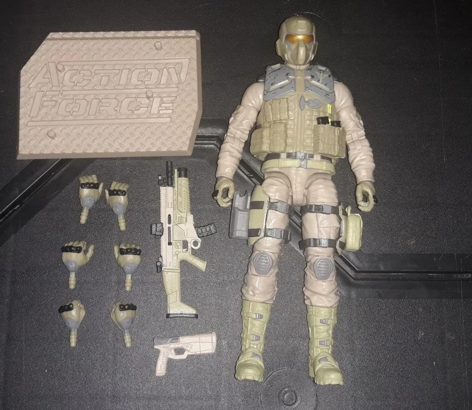 Valaverse Action Force series 4 Desert Steel Brigade