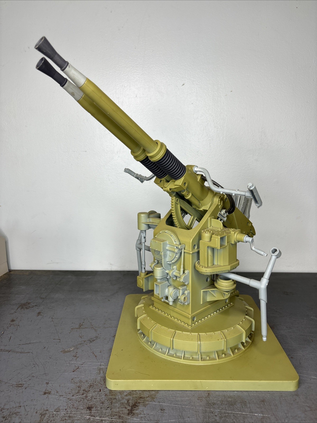 GI JOE 12&Prime; Navy Gunner w/ Twin Mount Anti-Aircraft Limited Edition Incomplete