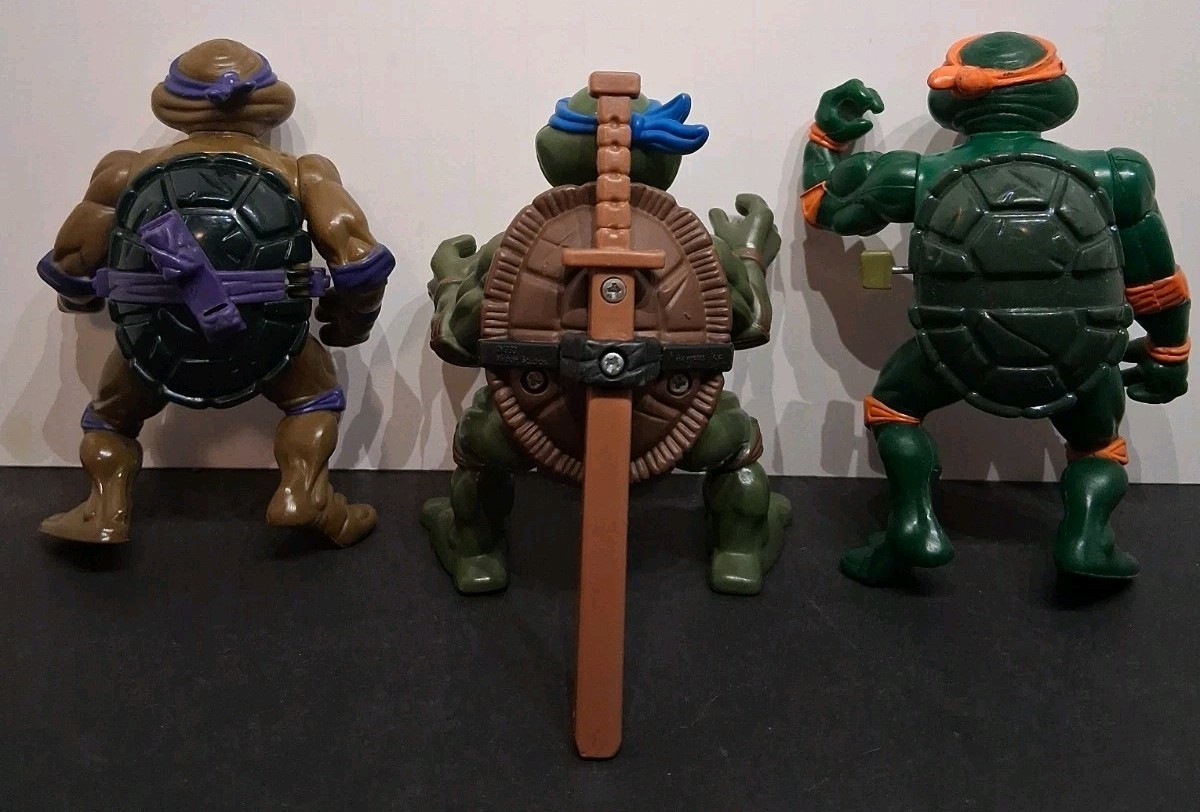 Vintage TMNT Mixed Lot of 11 Playmates 1990s Baxter Fugitoid Rat King & MORE! *G