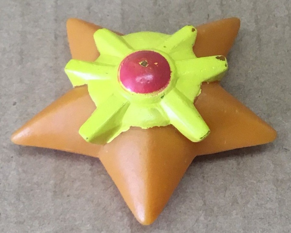 1997 Pokemon Finger Puppet Staryu Figure Gotta Catch Them All Nintendo Bandai #2