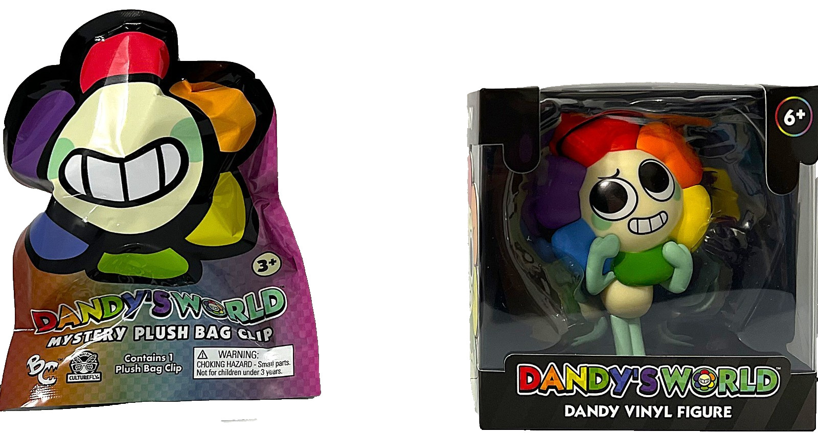 Set of 2 Dandy’s World DANDY & MYSTERY BAG CLIP 4&Prime; Vinyl Figure Culturefly 2026