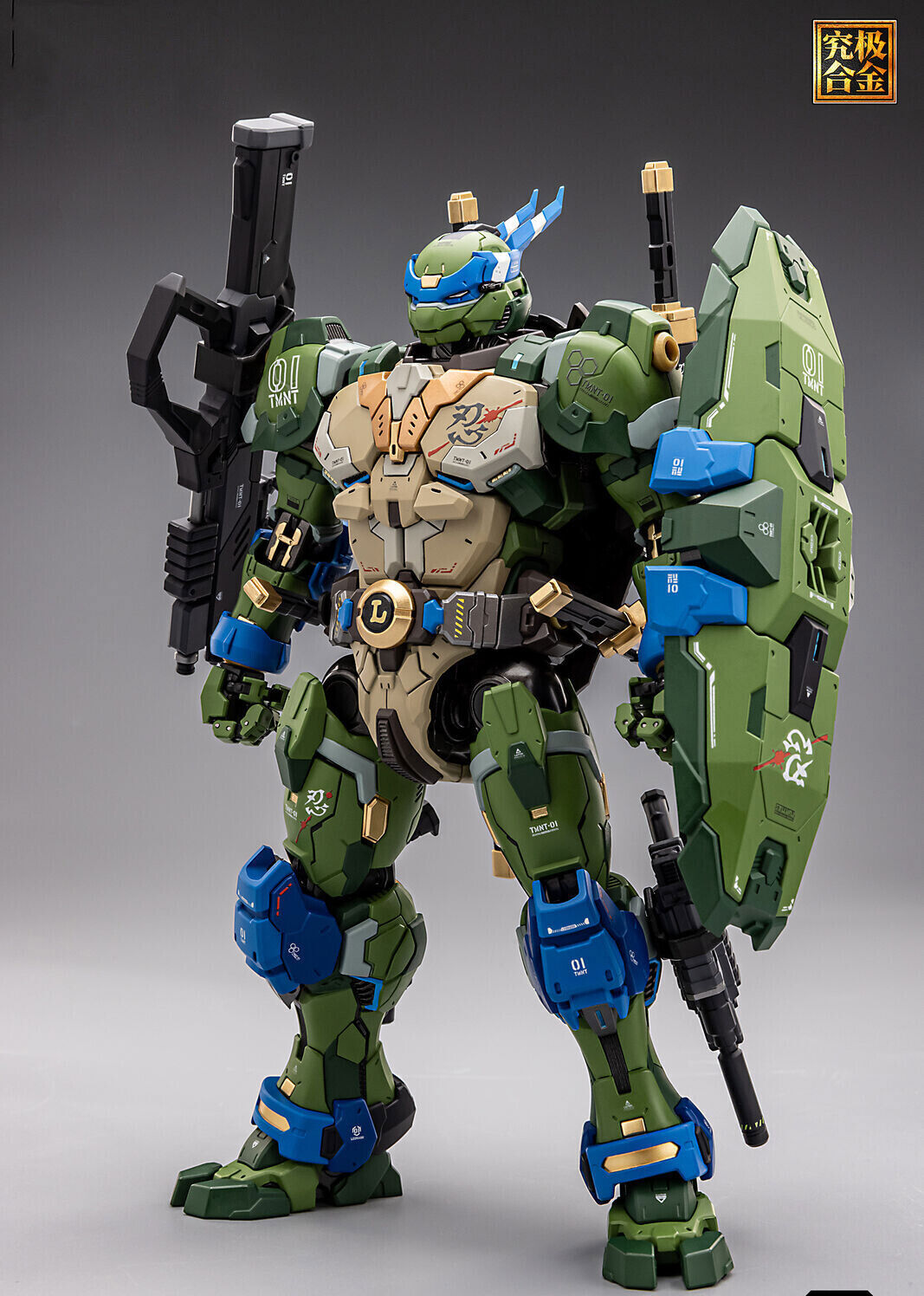 New In Stock HeatBoys HB0012 Robot Mecha Leonardo Metal build Action Figure